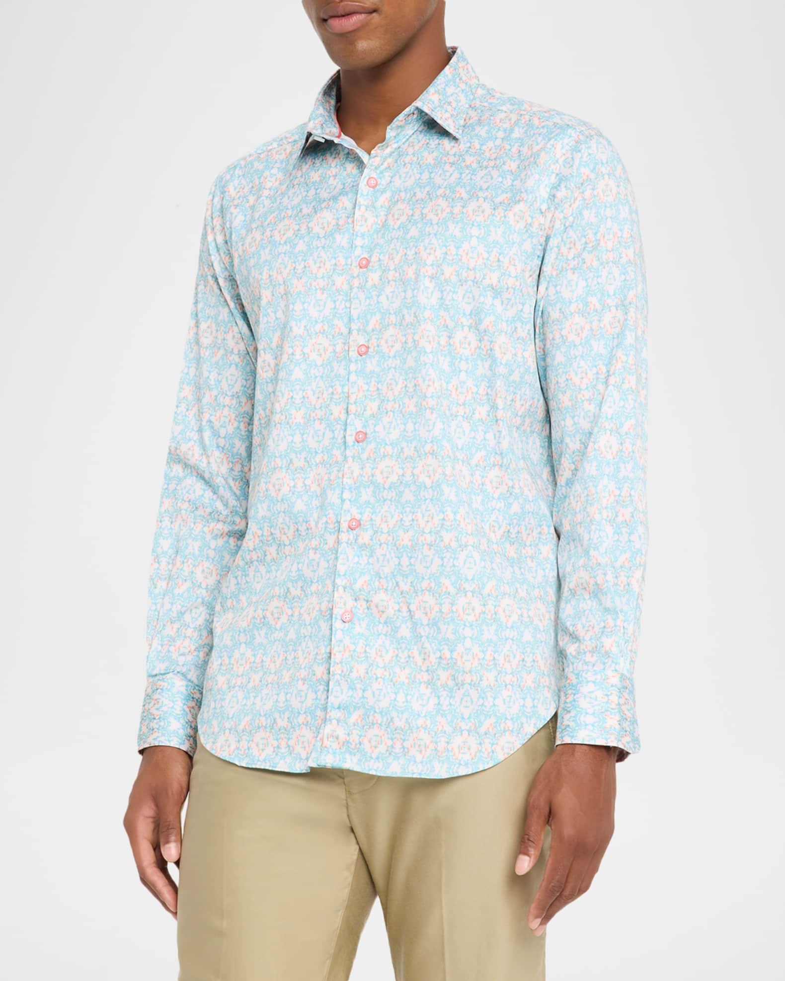 Men's Mariage Cotton-Stretch Sport Shirt Product Image