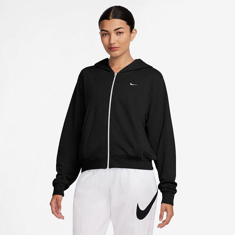 Womens Nike Sportswear Chill Terry Loose Full-Zip French Terry Hoodie | FN2415-010 Product Image