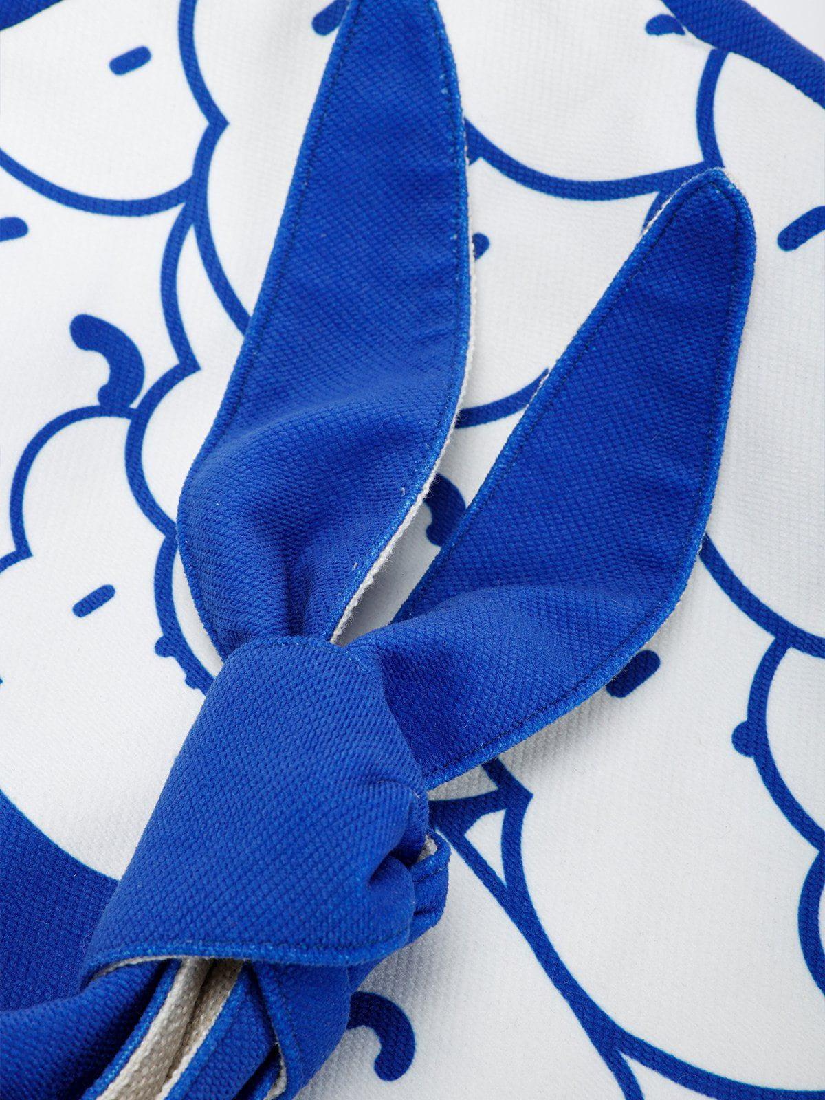 Klein Blue Cartoon Pattern Canvas Bag Product Image