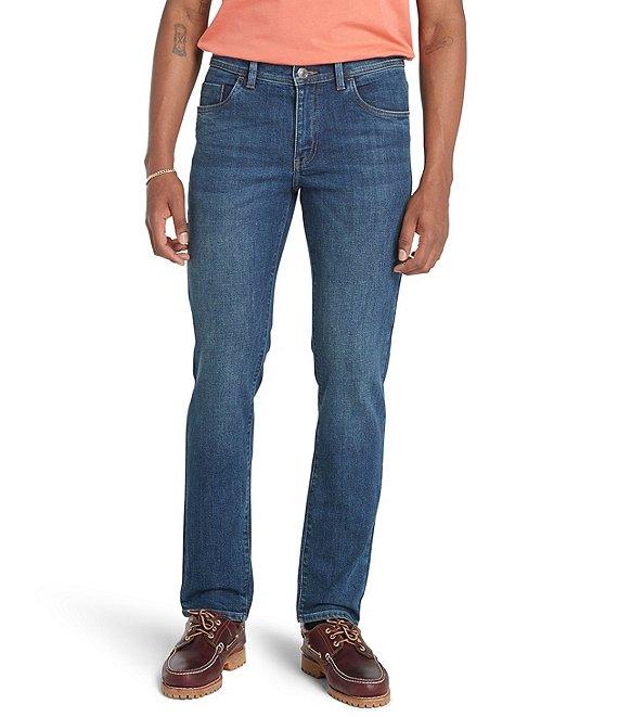 Timberland Comfort Stretch Straight Fit Denim Jeans Product Image