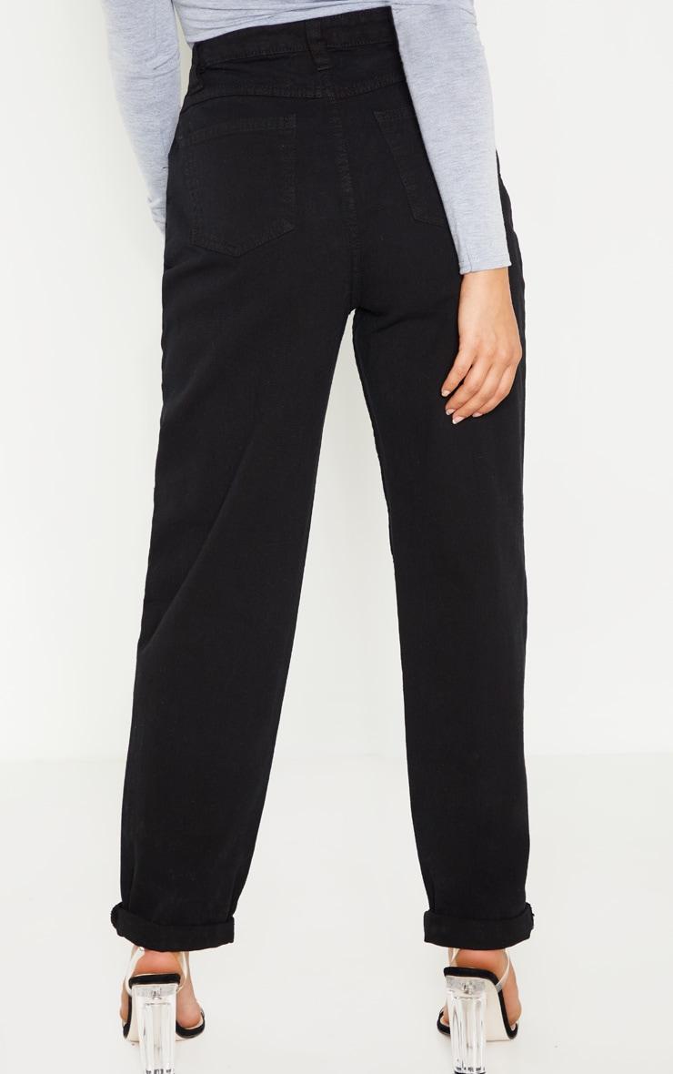 Petite Black Straight Leg Jean Product Image