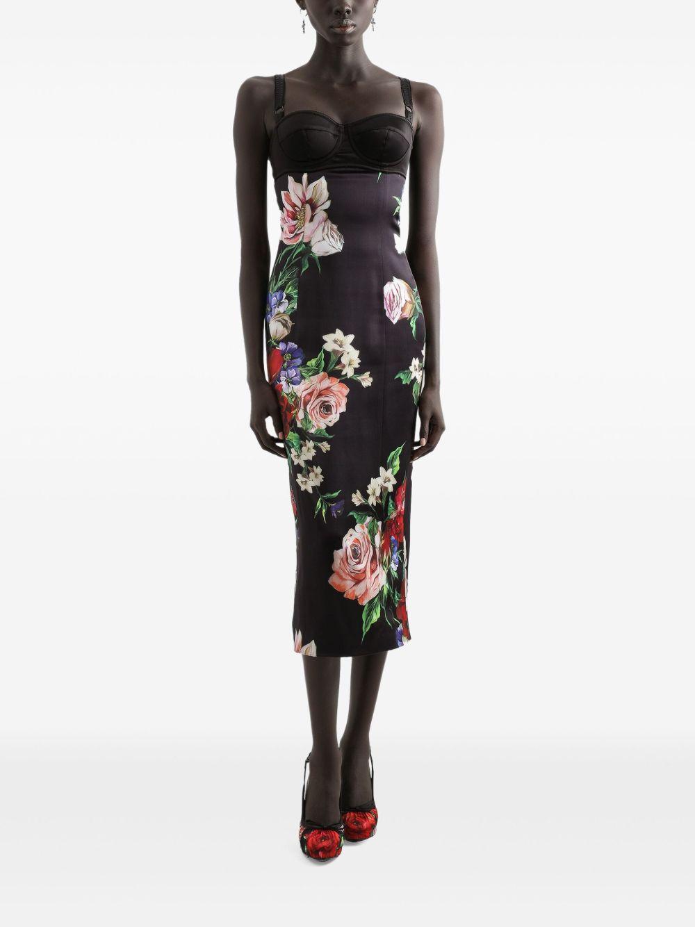 floral-print midi dress Product Image