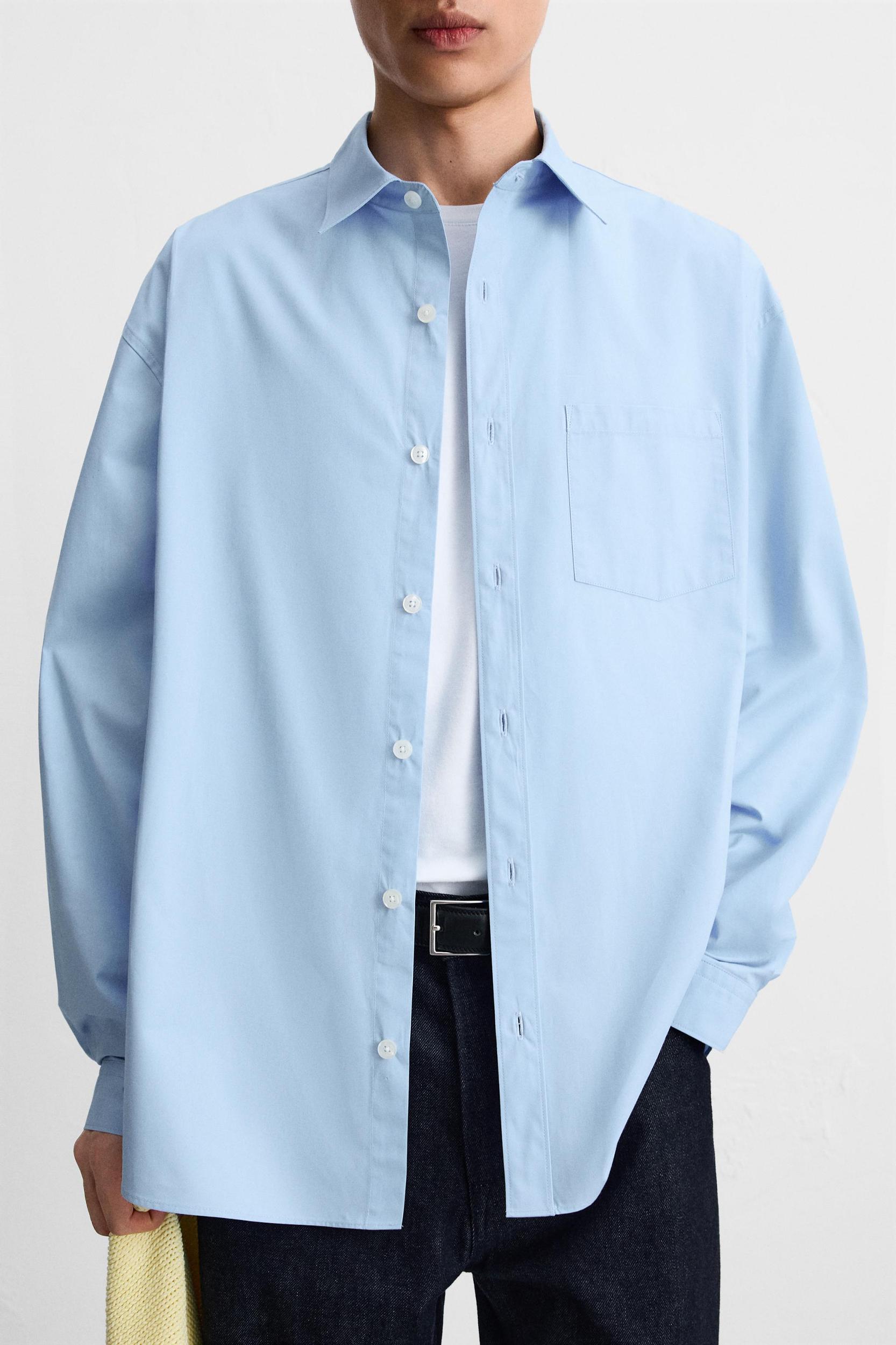 POPLIN POCKET SHIRT Product Image