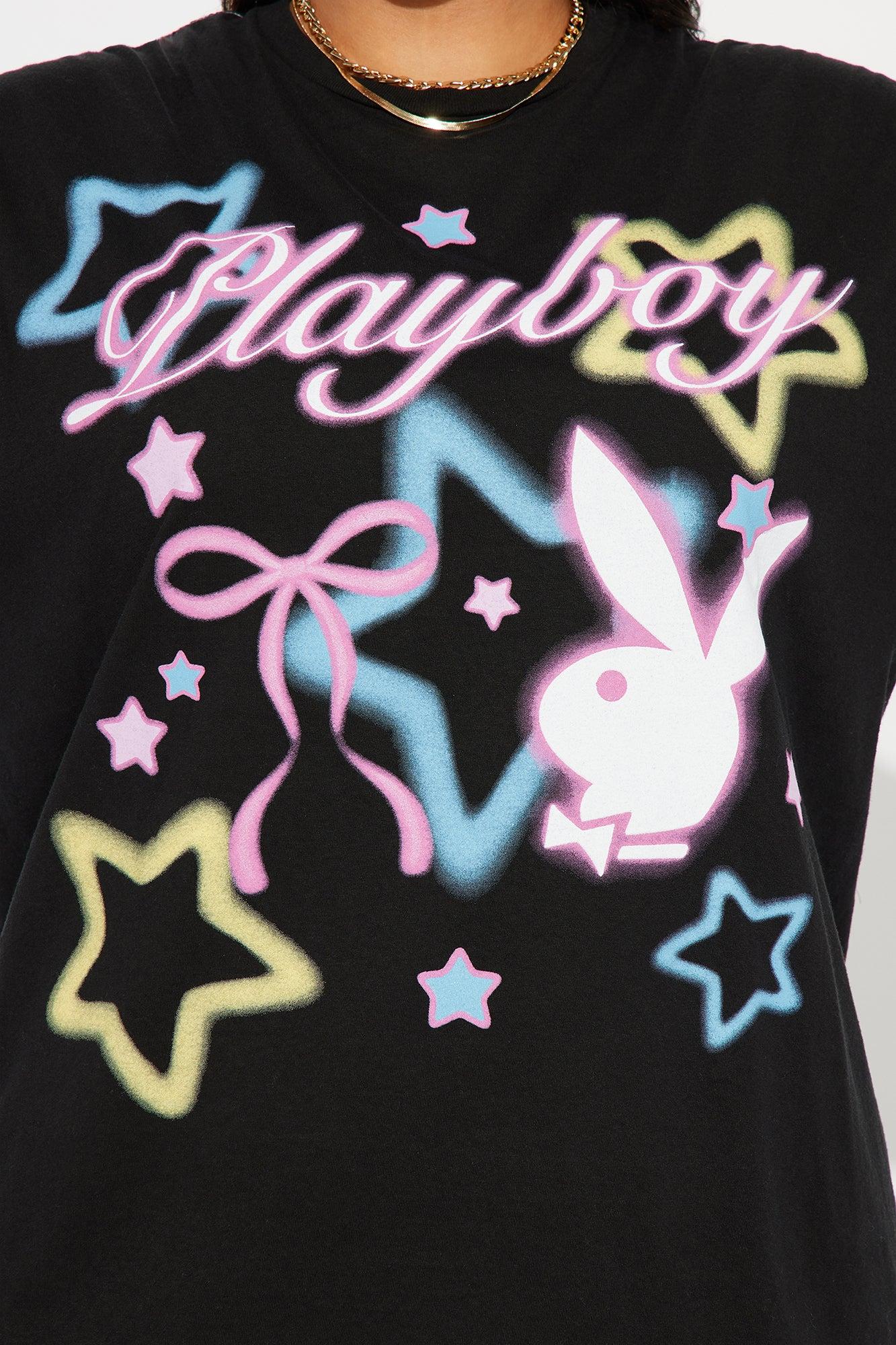 Playboy Y2K Graphic Tee - Black Wash Product Image