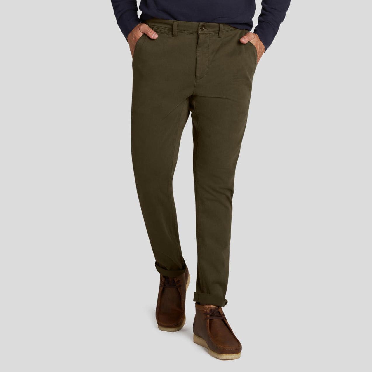 Precision Stretch Classic Fit Chino - Dark Olive Product Image