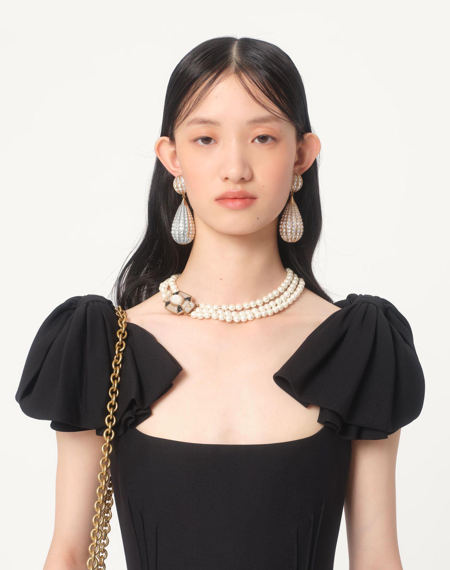 Crepe Couture Short Dress  Product Image