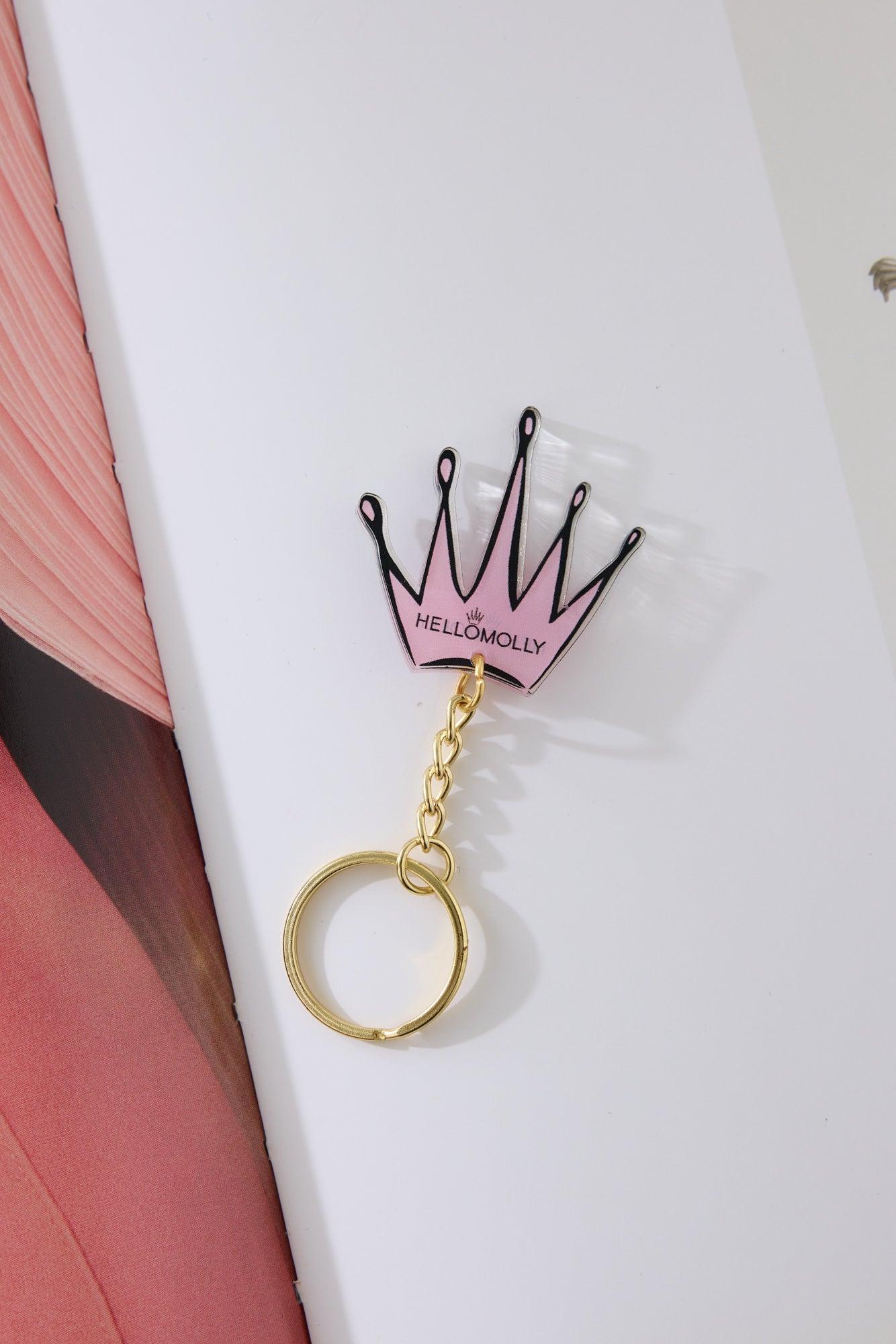 Crown Keyring Pink Product Image