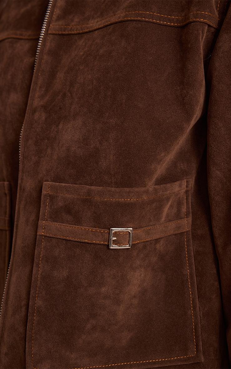 Plum Cotton Fleece Bomber Jacket Product Image