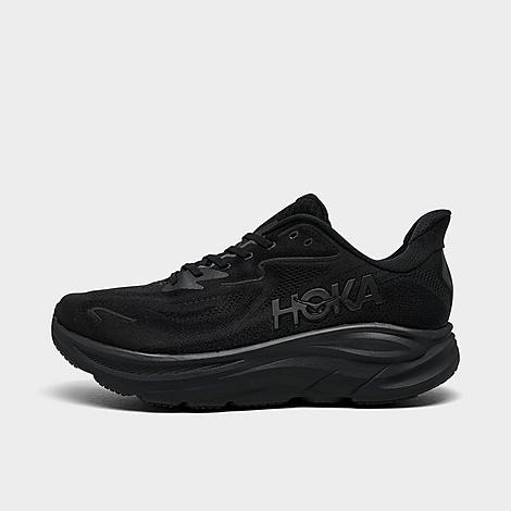 HOKA Mens HOKA Clifton 10 - Mens Shoes Black/White Product Image