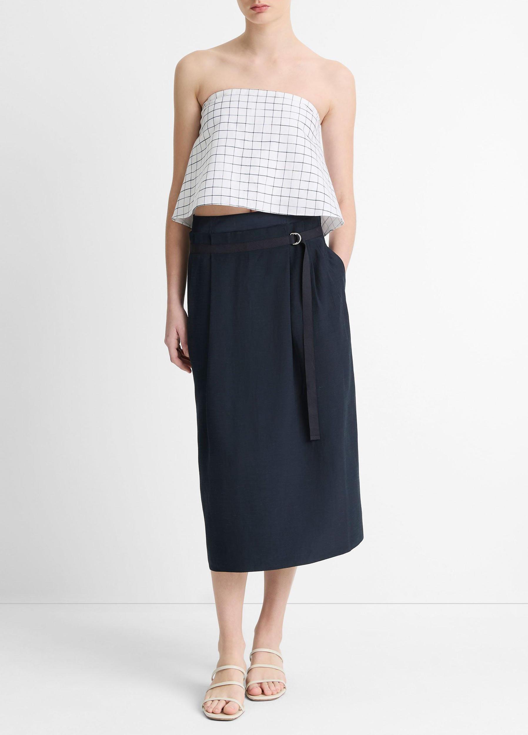 Double-Waistband D-Ring Skirt Product Image