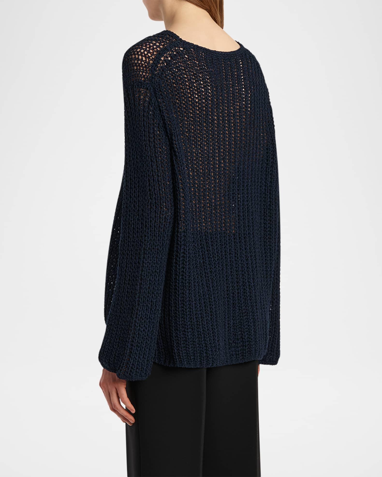 Elowen Cotton Open-Knit Sweater Product Image