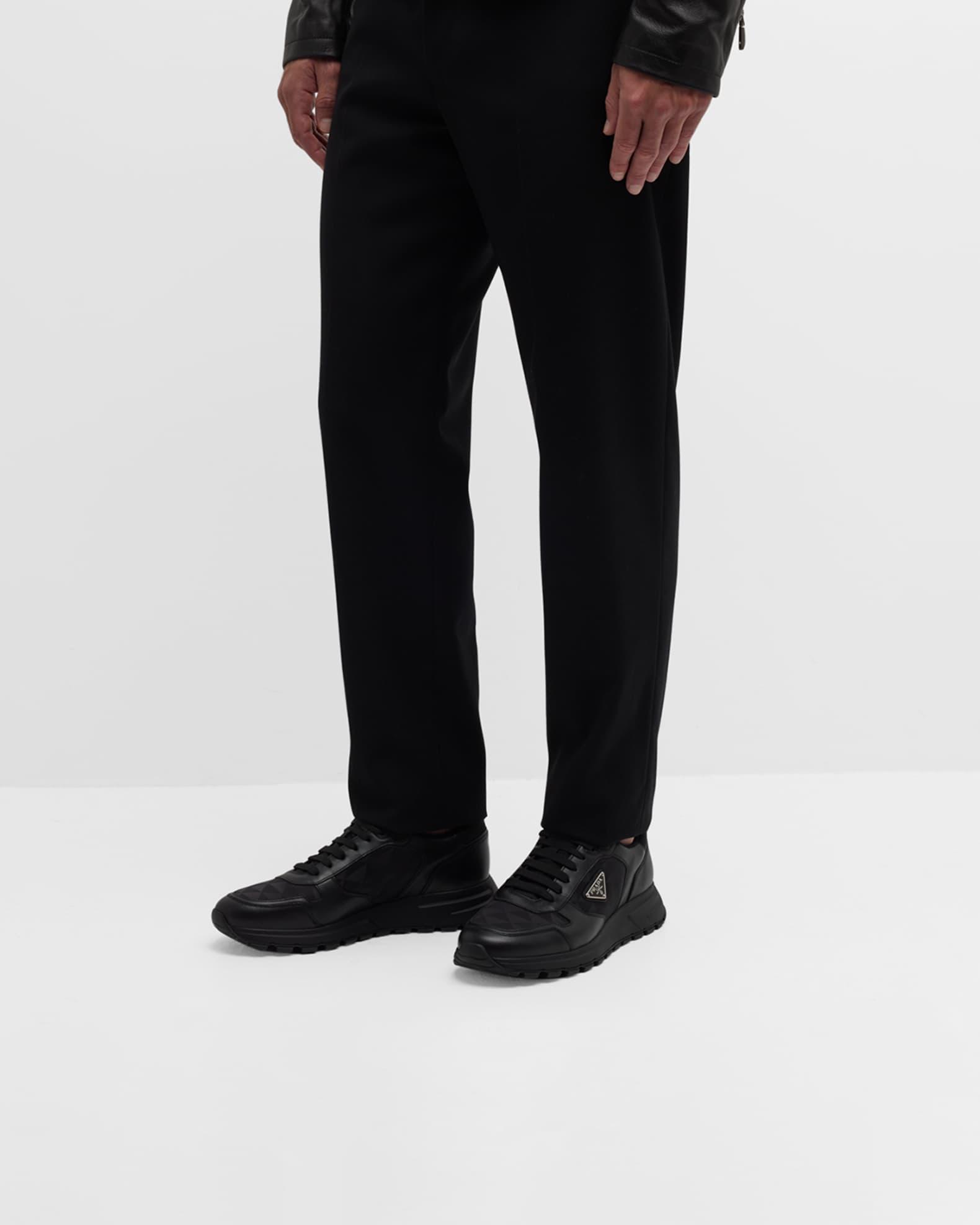 Men's Prax Triangle Logo Runner Sneakers  Product Image