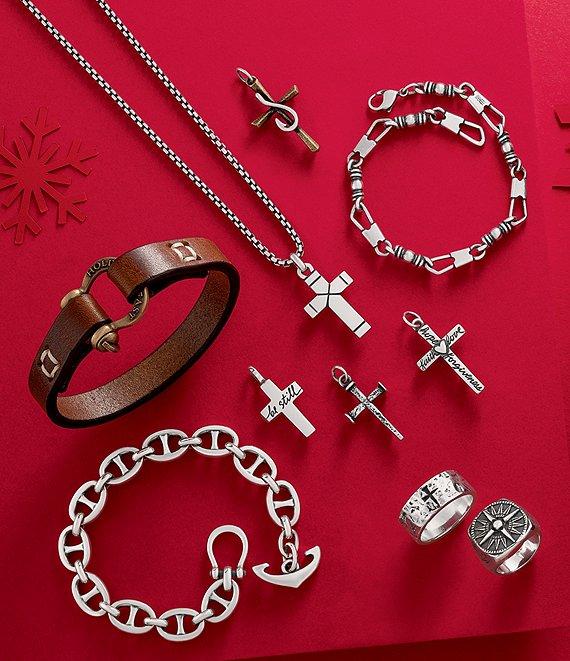 James Avery Hold Fast Leather Bracelet Product Image