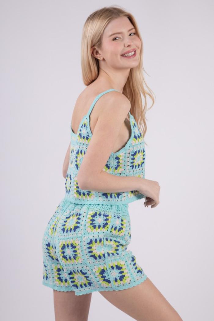 Crochet Tank & Short Set Product Image