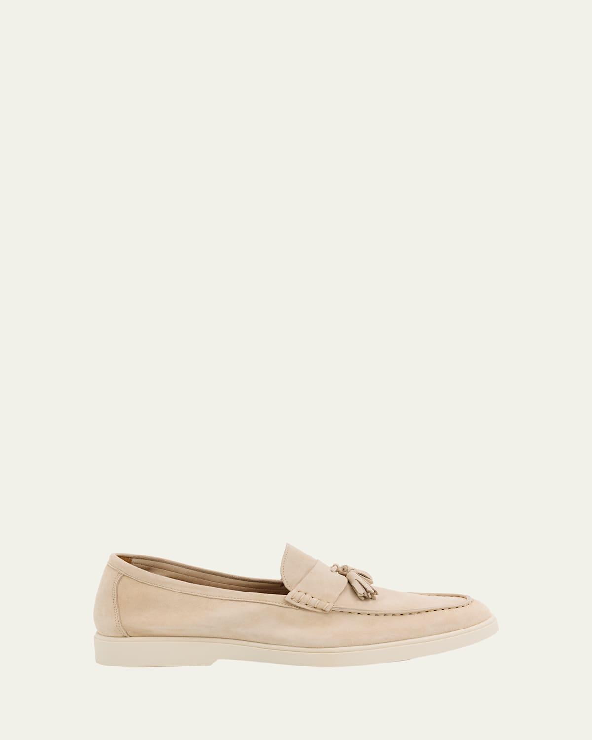 Mens Jaxon Weatherproof Suede Tassel Loafers Product Image