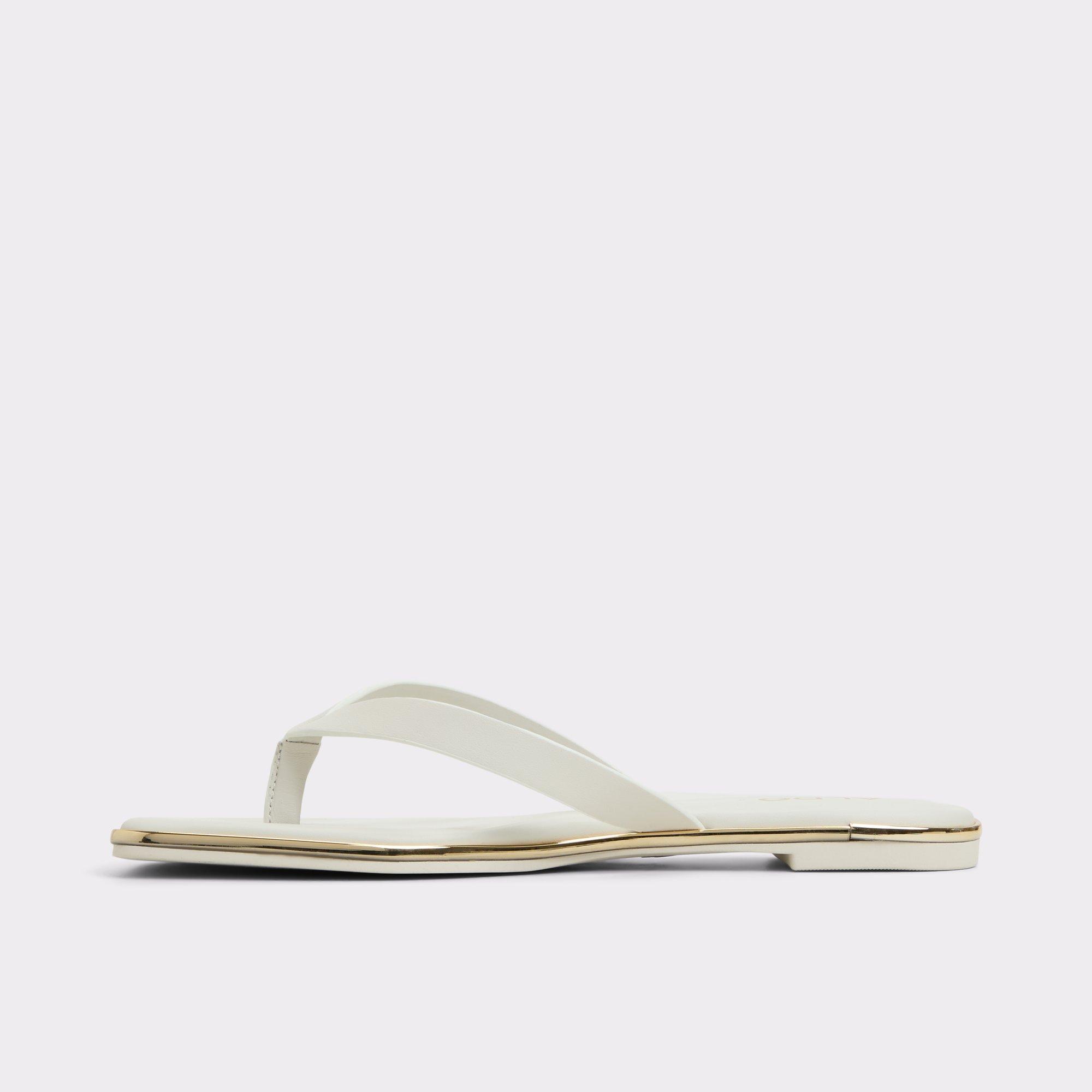 Theao White/Bone Women's Flat Sandals | ALDO US Product Image