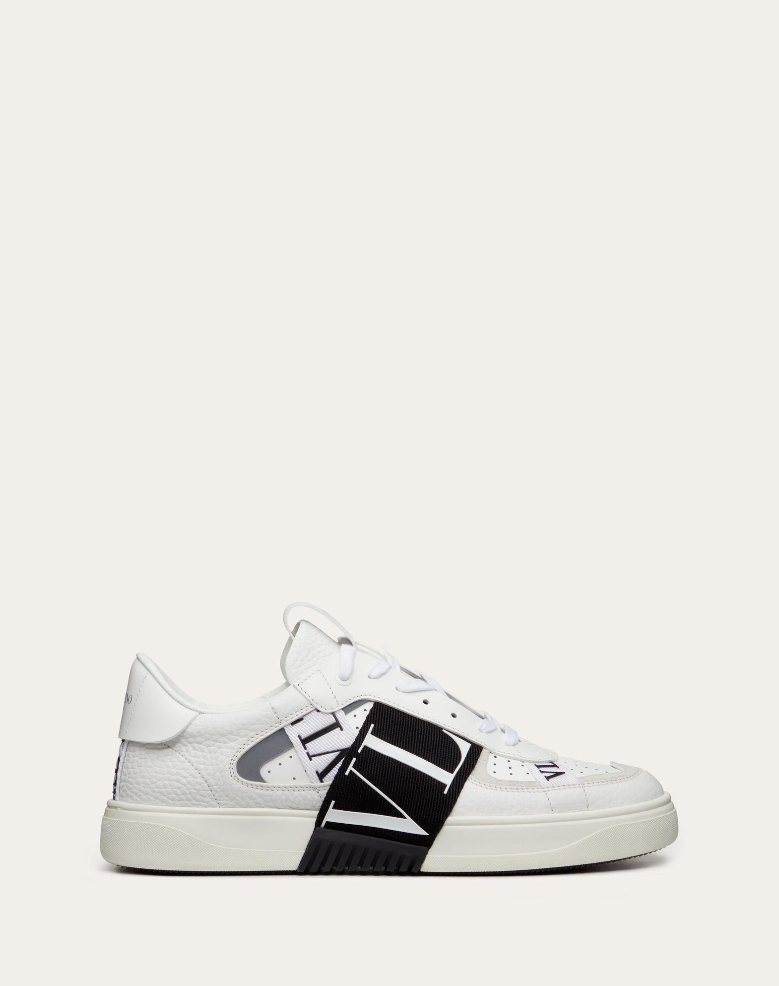 Low-Top Calfskin Vl7N Sneaker With Bands Product Image