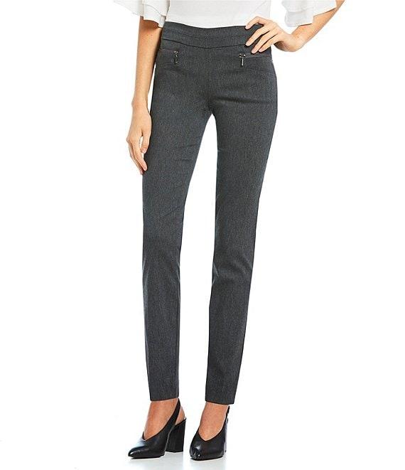 Takara Pull On Millennium Coordinating Zipper Dress Skinny Pants Product Image