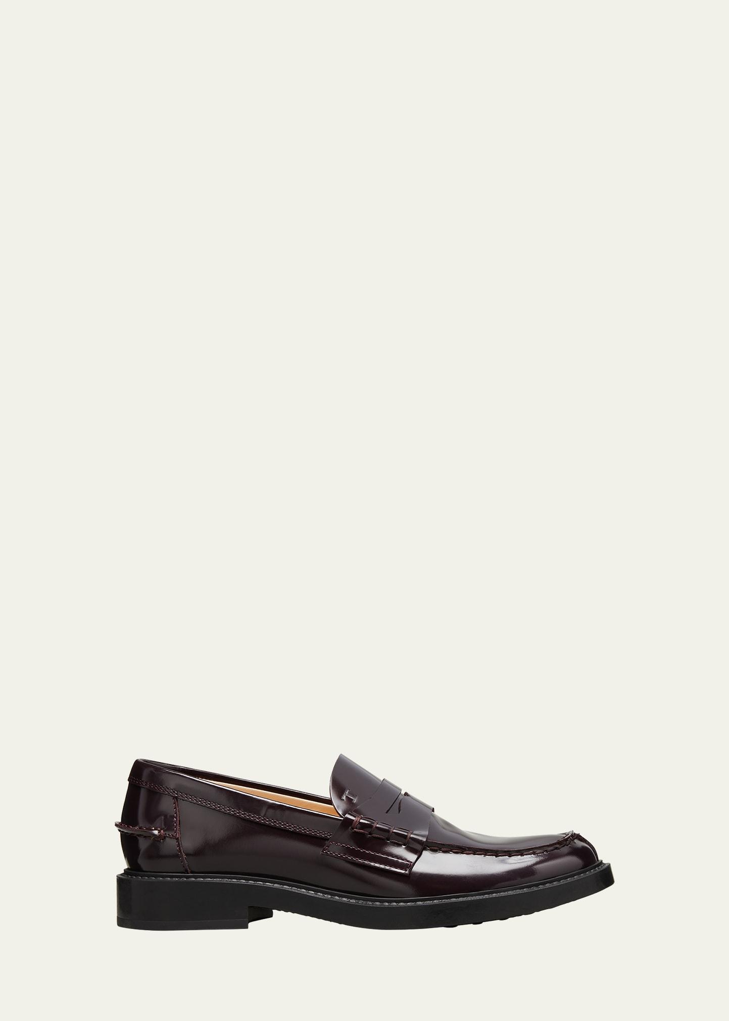 Patent Flat Penny Loafers Product Image