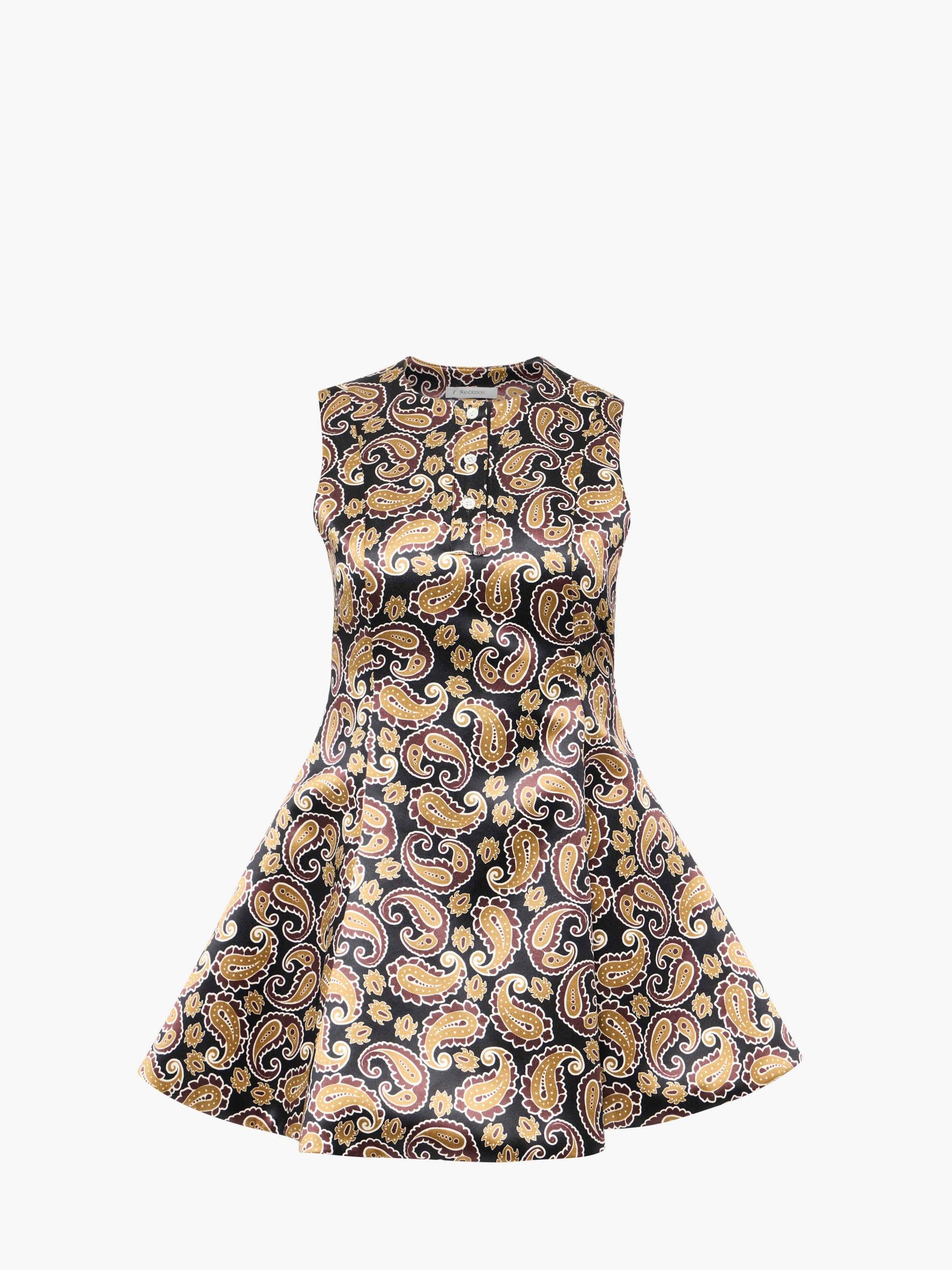 PAISLEY' PRINT CIRCLE-SKIRT DRESS Product Image