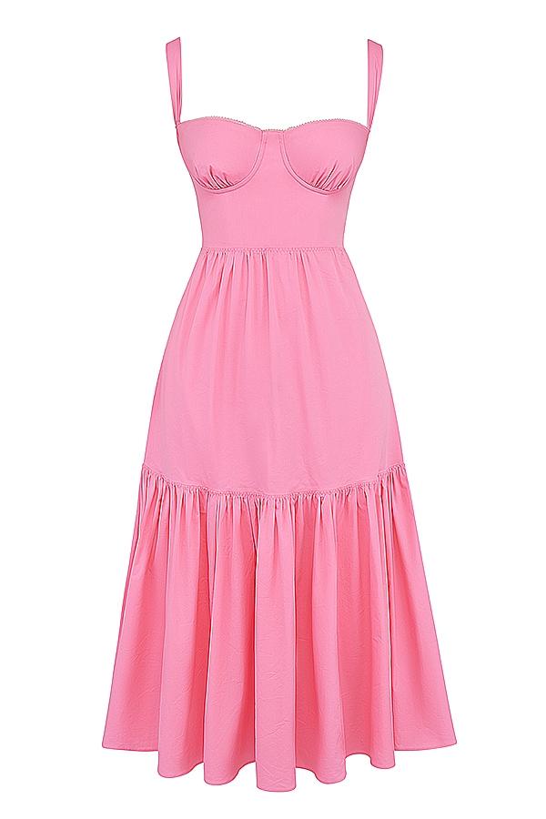 Elia  french pink midi sundress Product Image