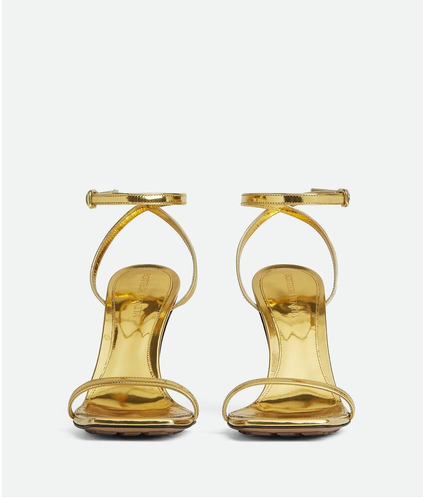 Women's Knot Sandal in Gold Product Image