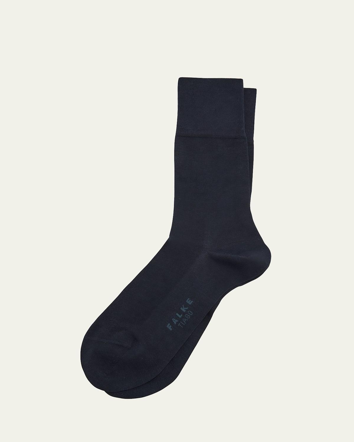 Mens Tiago Cotton-Stretch Crew Socks Product Image