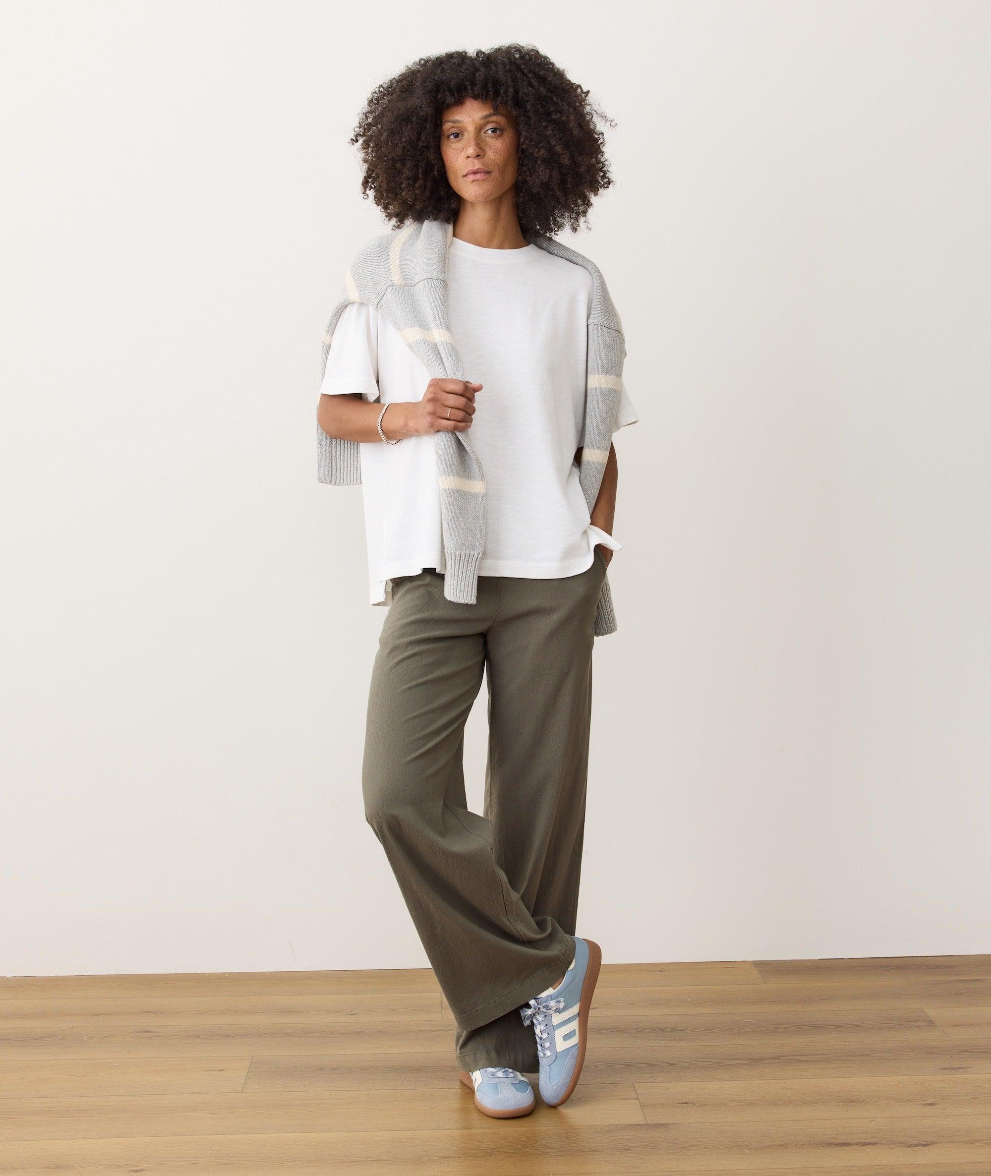 Sadie Vintage Slub Oversized Tee Product Image