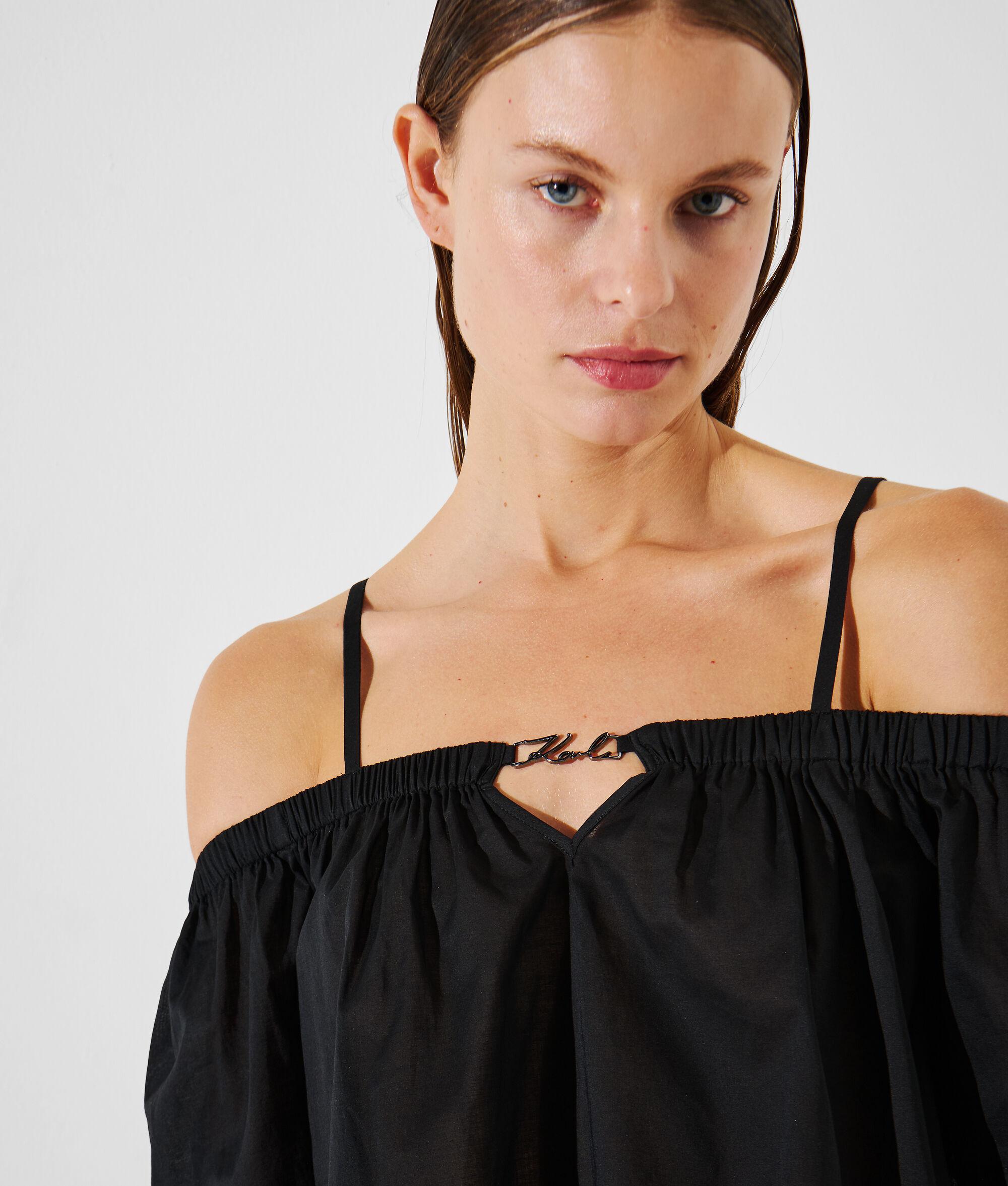 OFF-SHOULDER CROPPED BEACH TOP Product Image