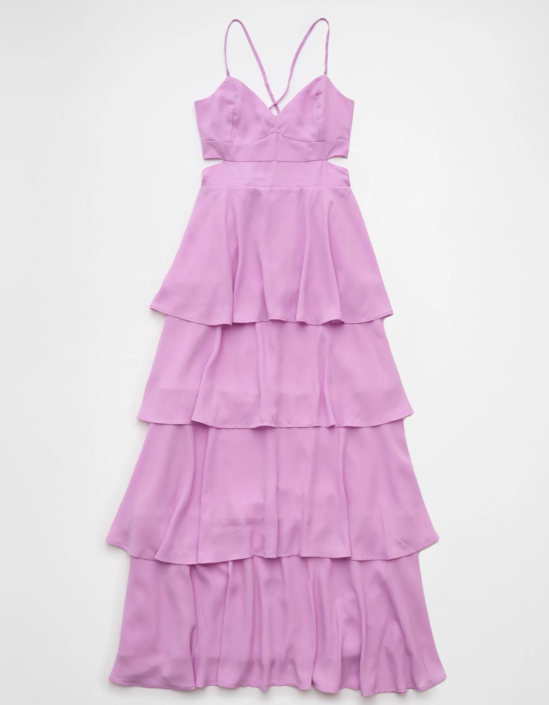AE Cut-Out Tiered Maxi Dress Product Image