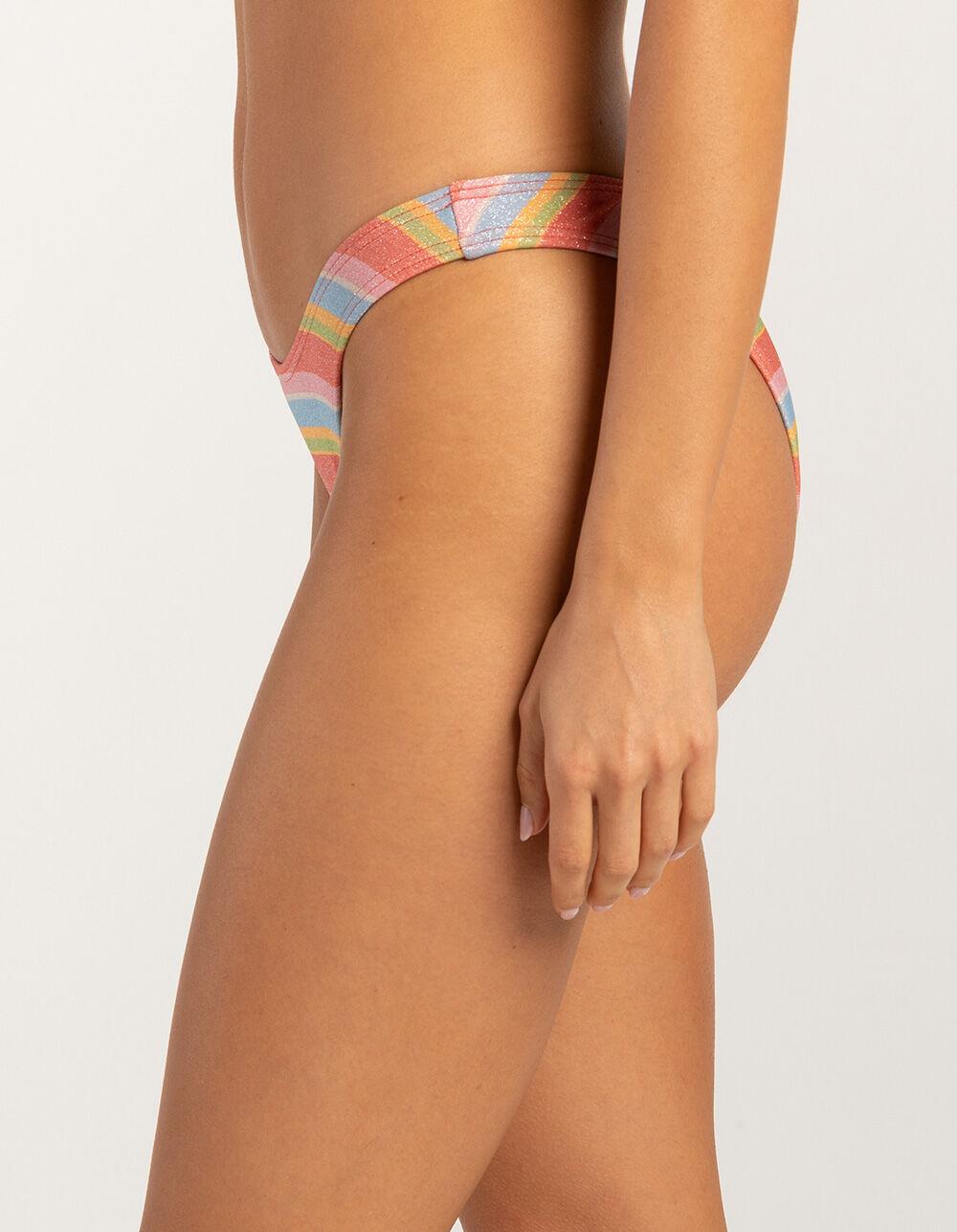 FULL TILT Cheekier High Leg Bikini Bottoms - MULTI Product Image