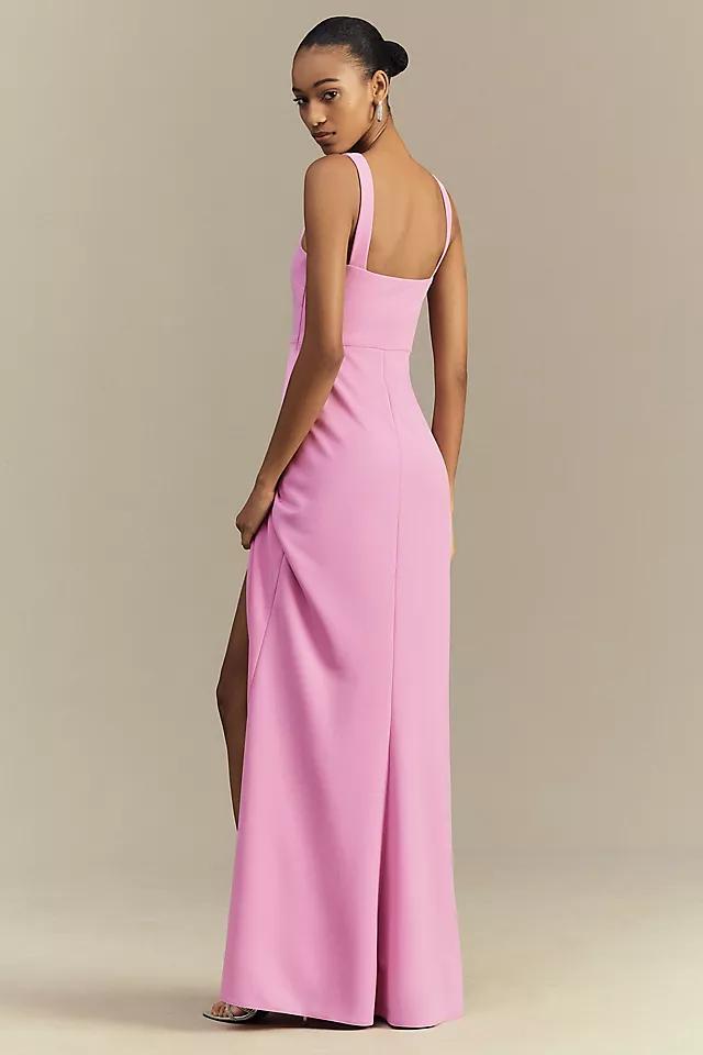 BHLDN Blake Square-Neck Stretch Crepe Maxi Dress Product Image