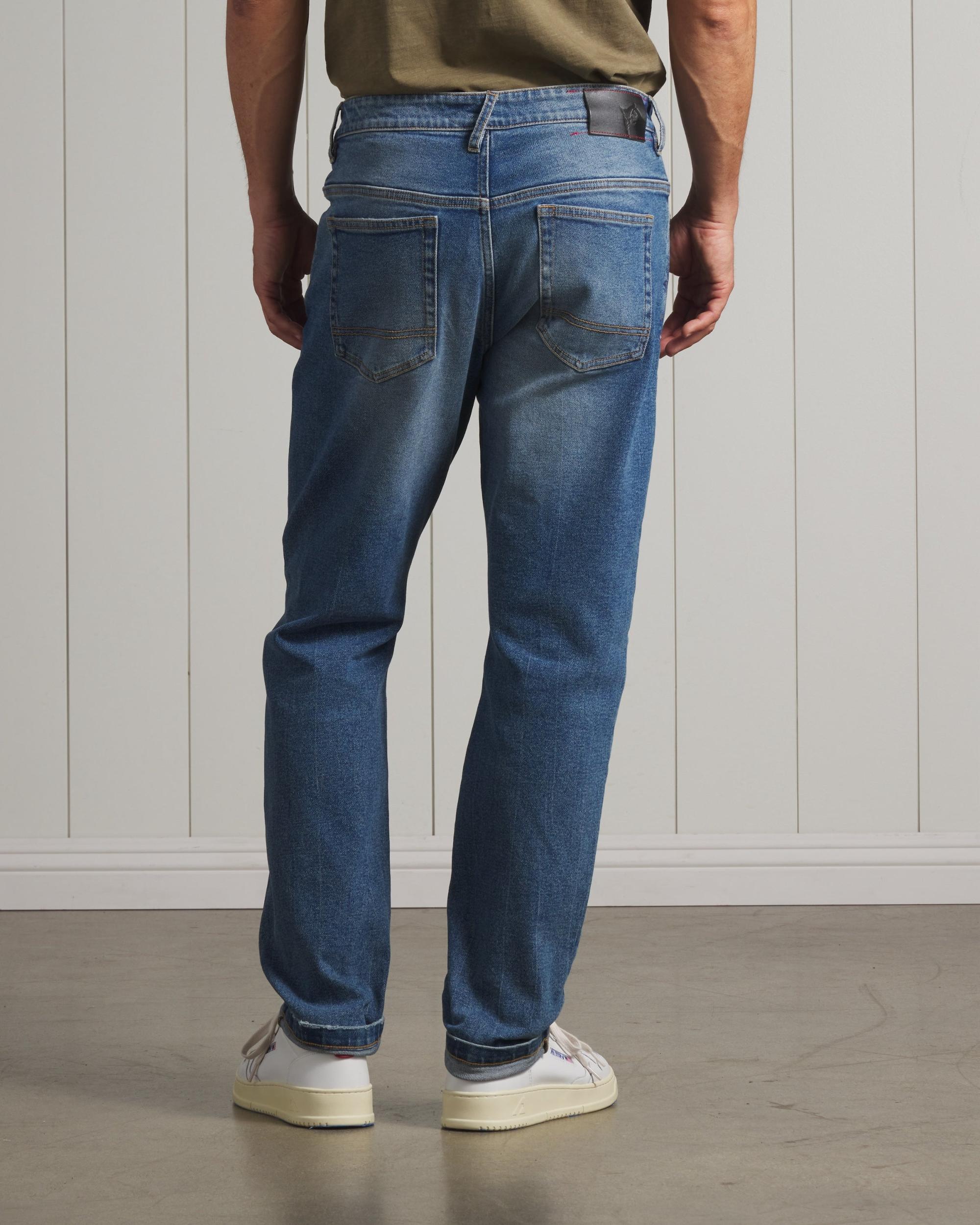 Edward Stretch Straight Fit Denim - Vintage Wash Product Image