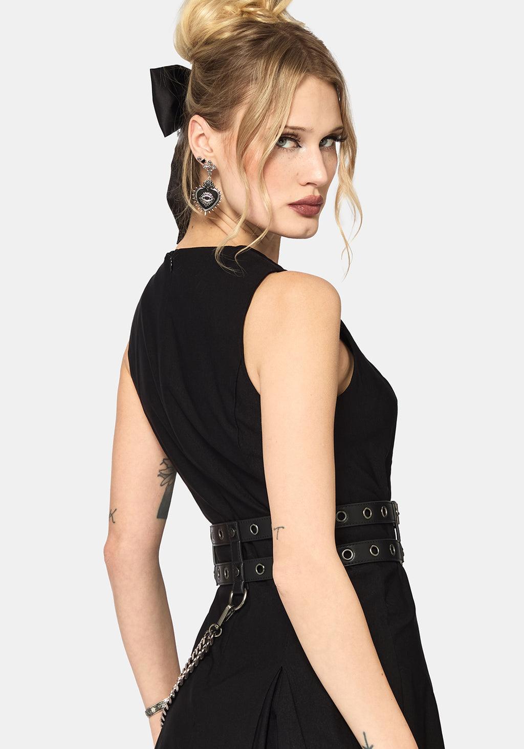 Kryne Eyelet Double Buckle Belt Product Image
