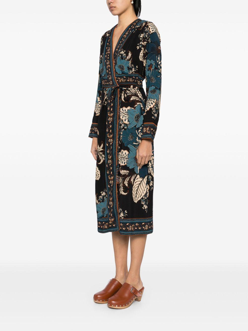 blossom tapestry midi dress Product Image