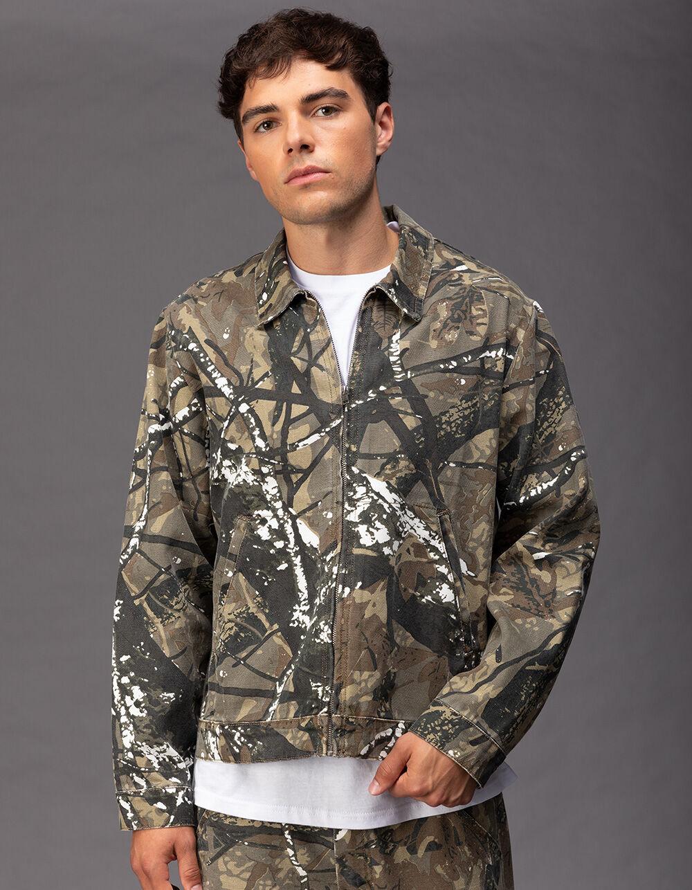 RSQ Mens Camo Canvas Workwear Jacket - CAMO Product Image