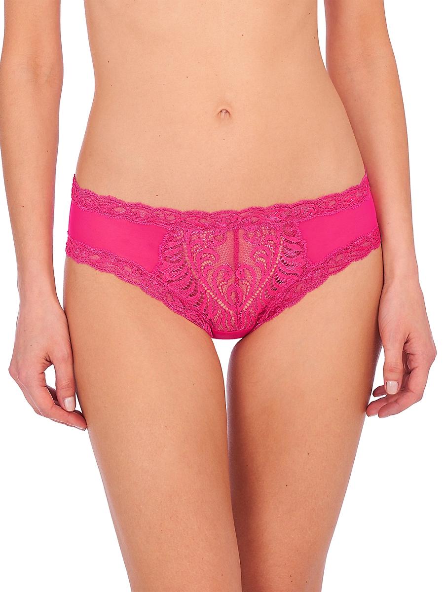 Womens Feathers Lace Hipster Product Image