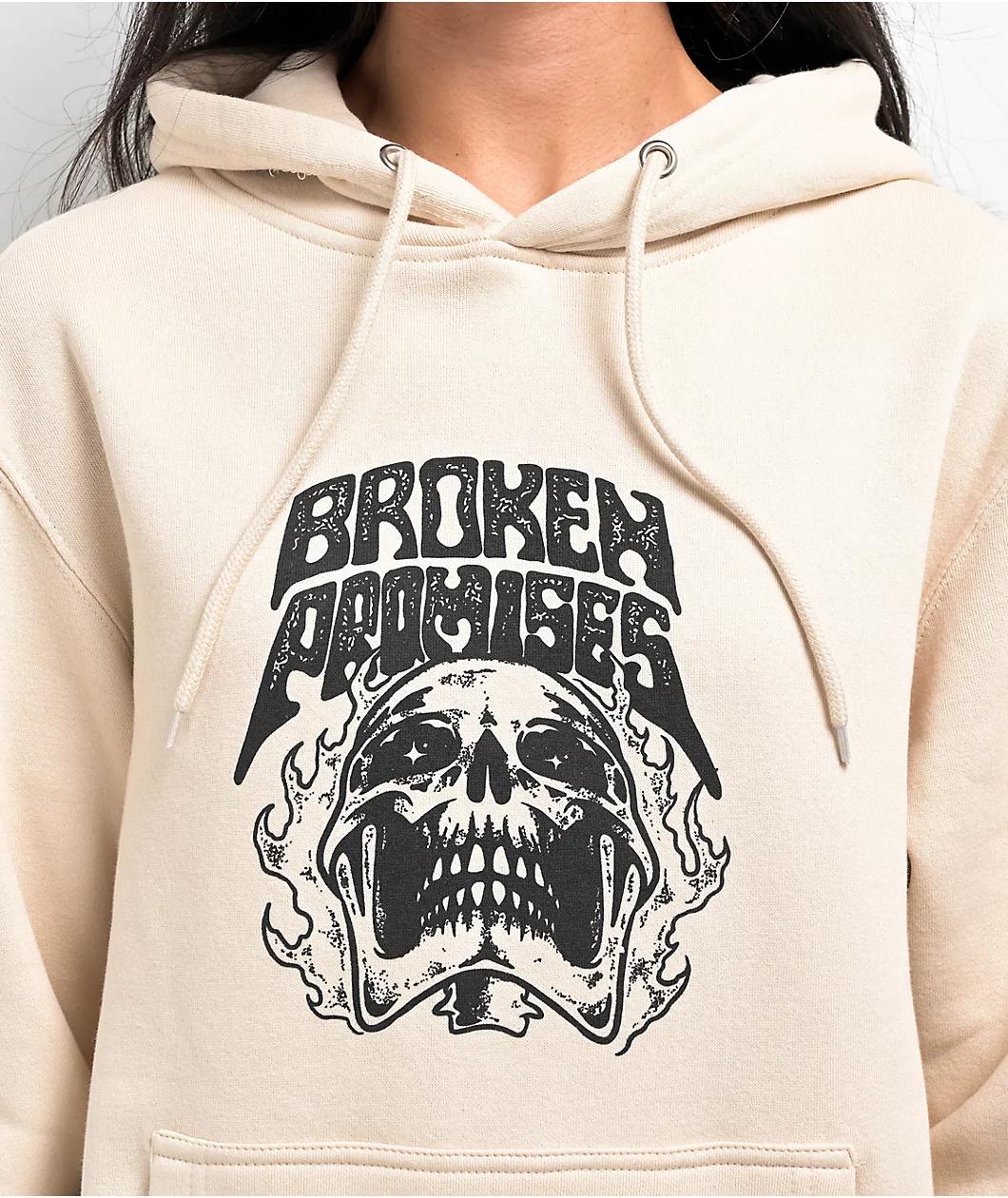 Broken Promises Down On My Luck Sand Hoodie Product Image
