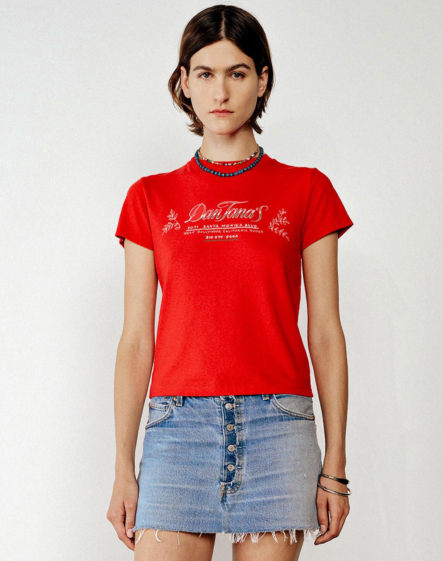 Classic "Dan Tana's" Tee - Red Product Image