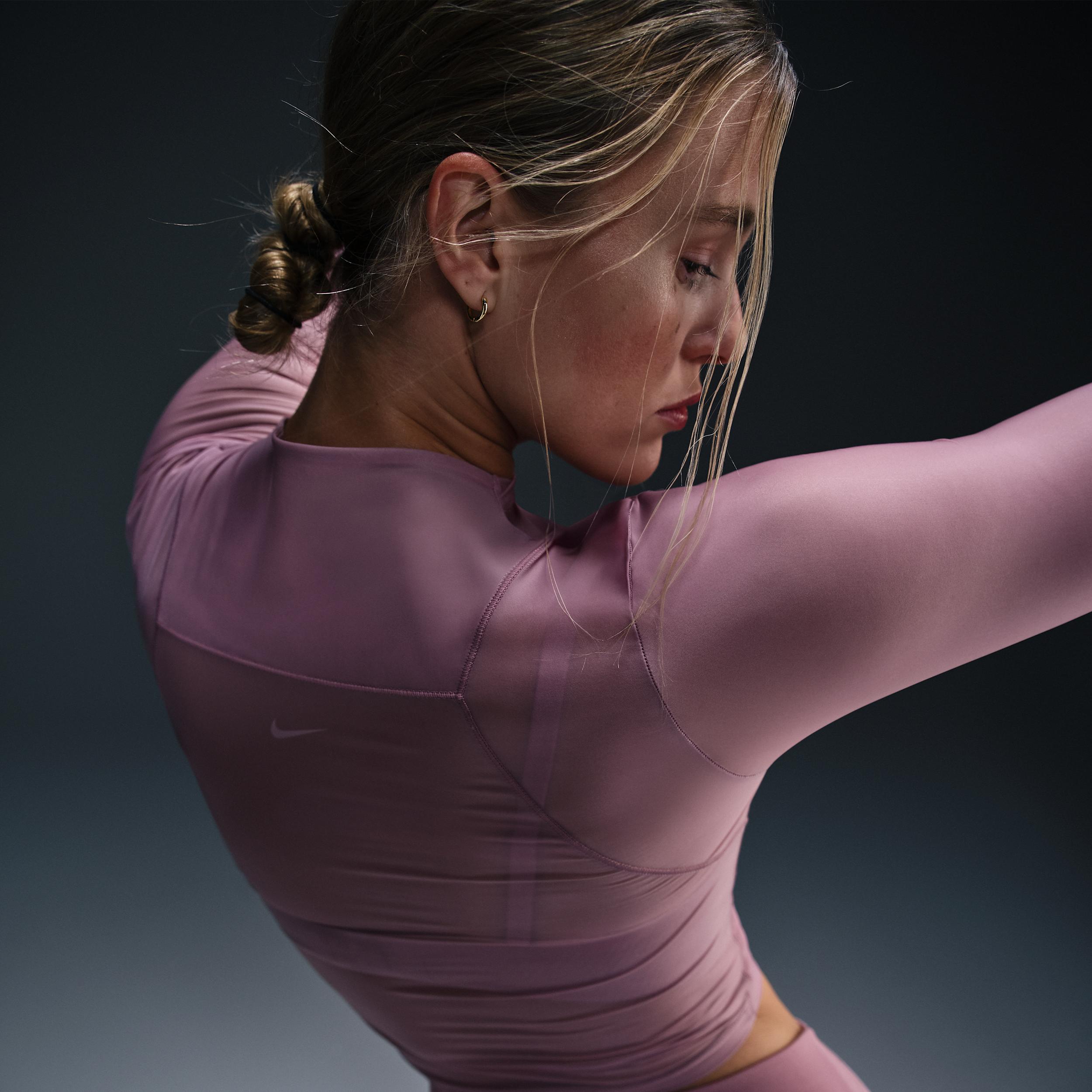 Nike Zenvy Sheer Women's Dri-FIT Long-Sleeve Top Product Image