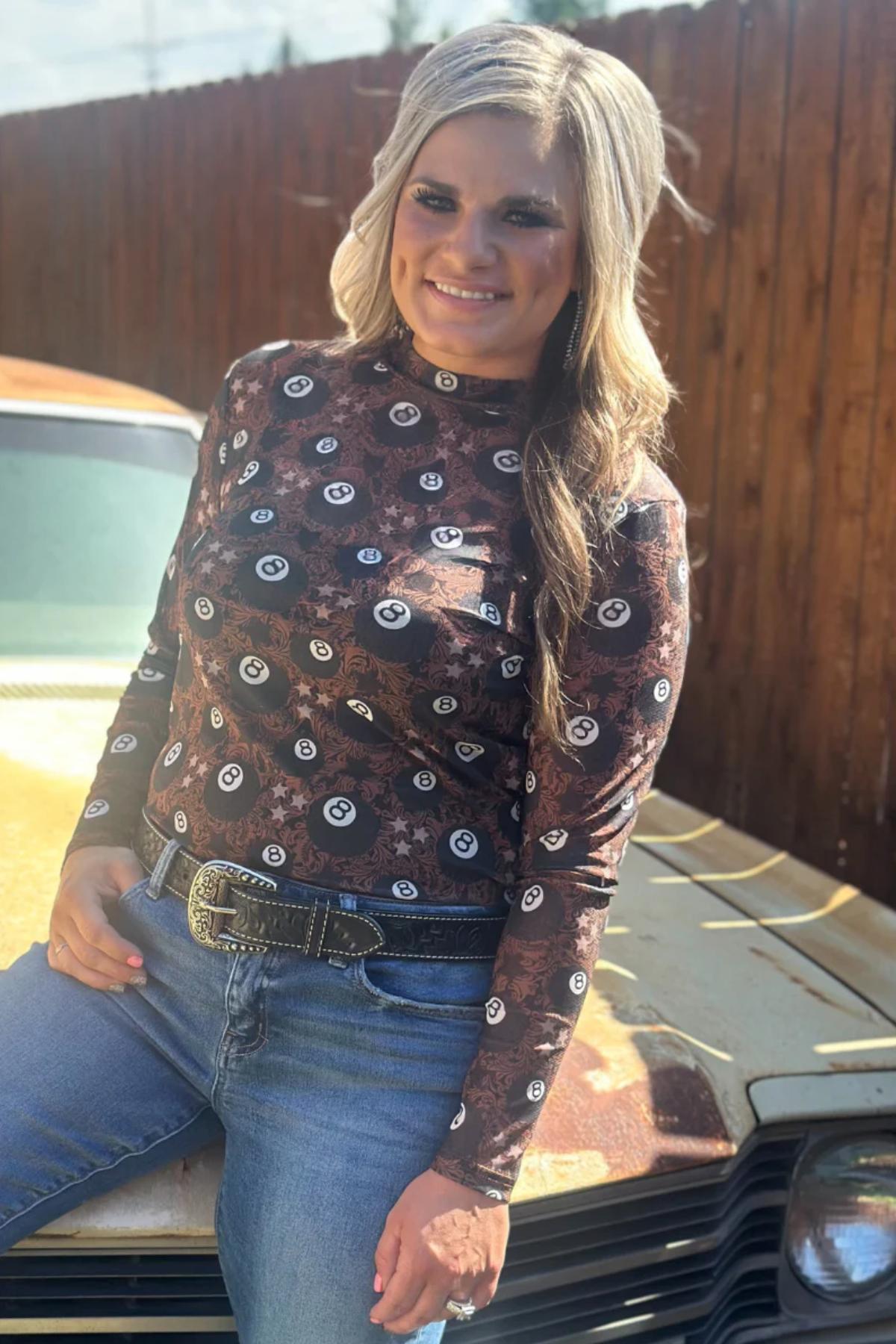 Sterling Kreek Lucky Shot Mesh Top Product Image