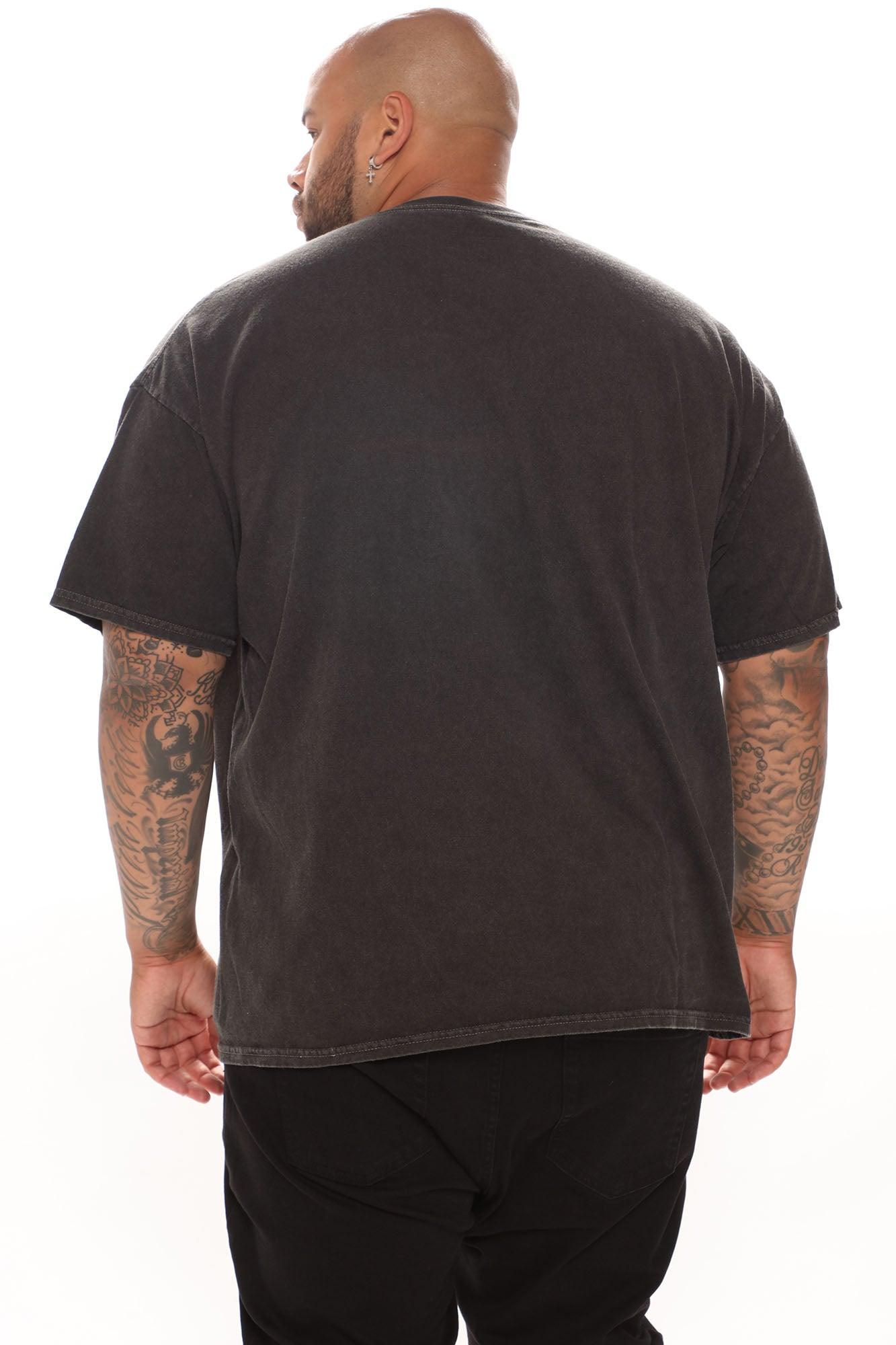 Aaliyah Oversize Short Sleeve Tee - Black Product Image