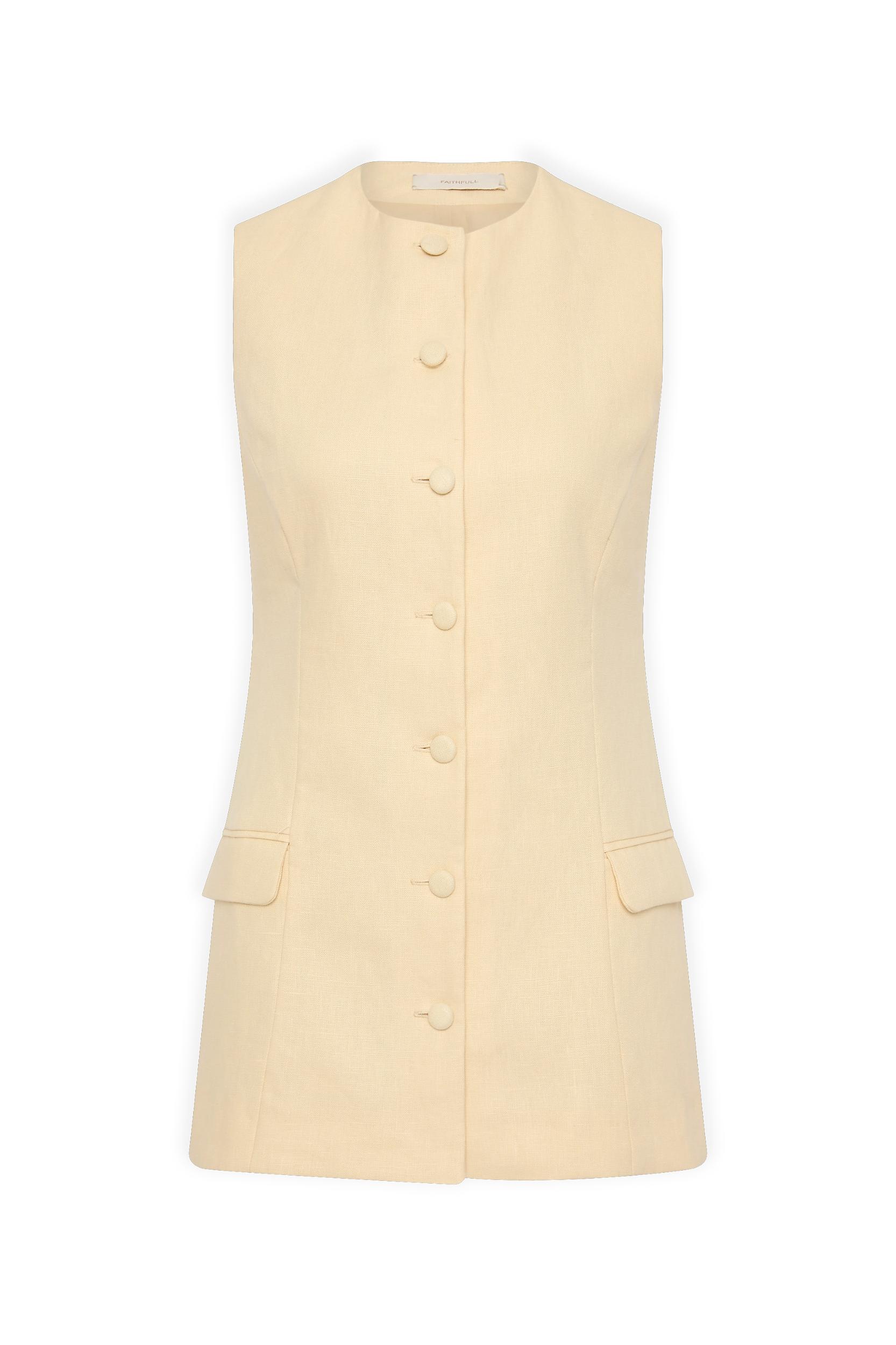Jane Vest Butter - Final Sale Product Image