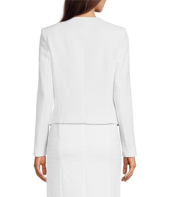 DKNY by Donna Karan Extended Open Collar Motto Jacket Product Image