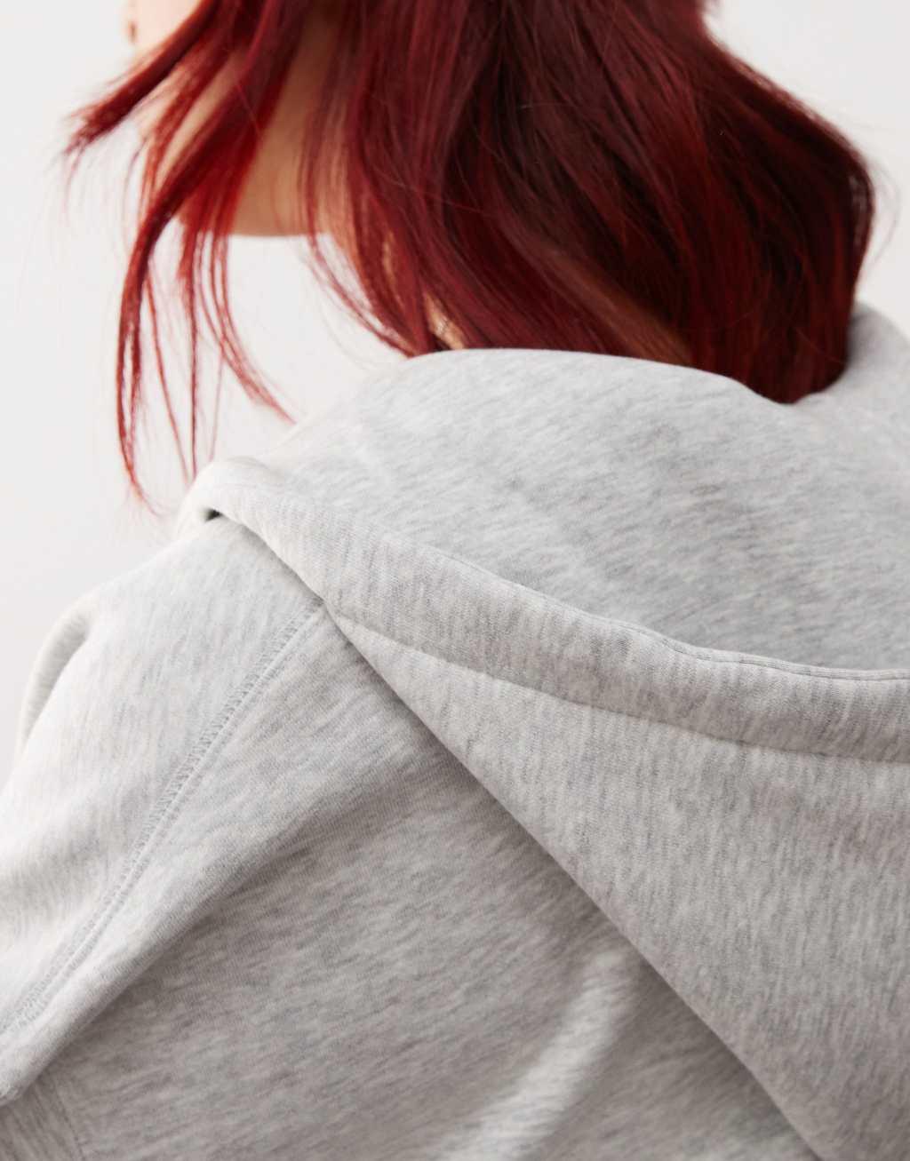 Weekday Essence standard zip hoodie Product Image