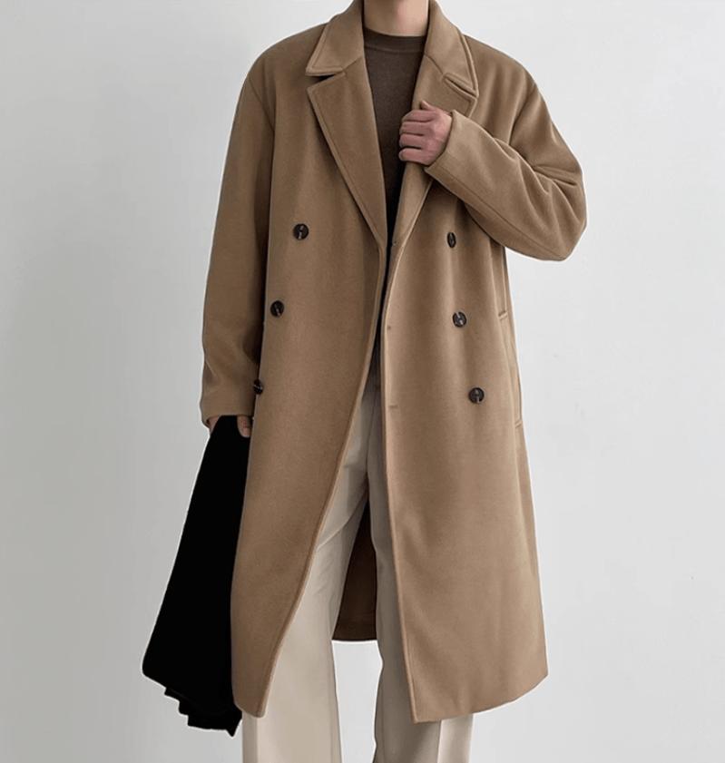 RT No. 11975 WOOLEN TRENCH COAT Product Image