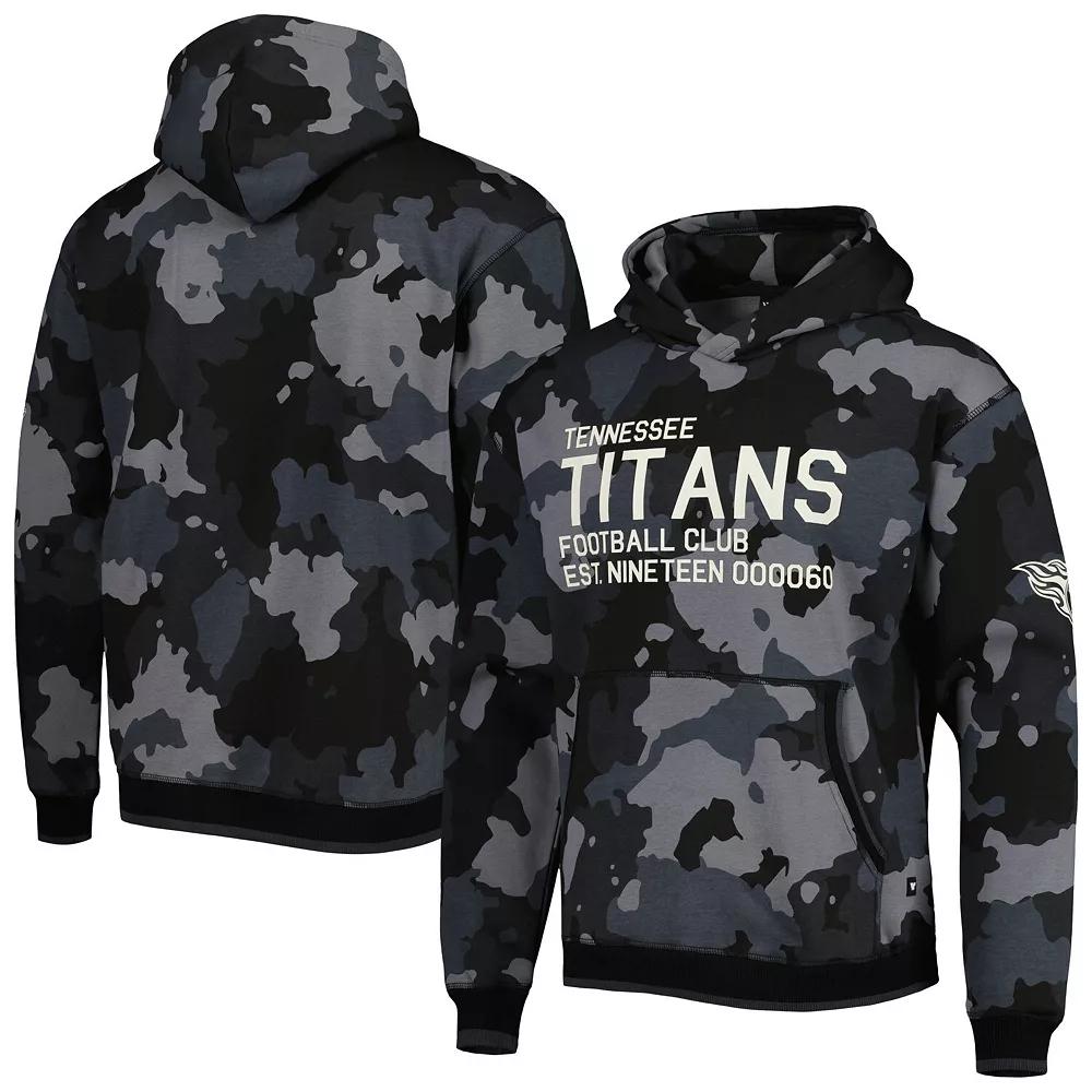 Men's The Wild Collective Black Tennessee Titans Camo Pullover Hoodie, Size: XL Product Image