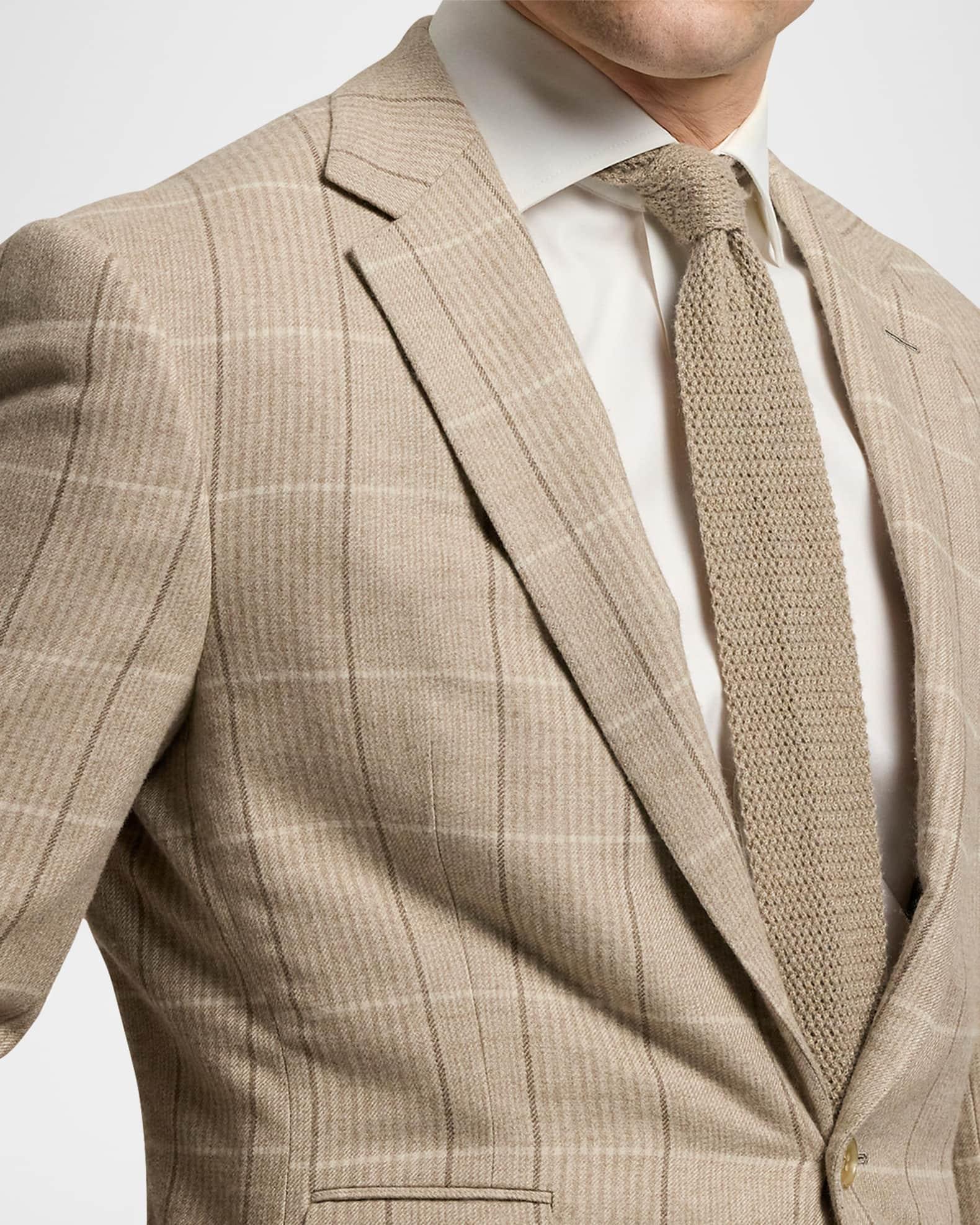 Men's Kent Wool, Silk, and Cashmere Check Sport Coat Product Image