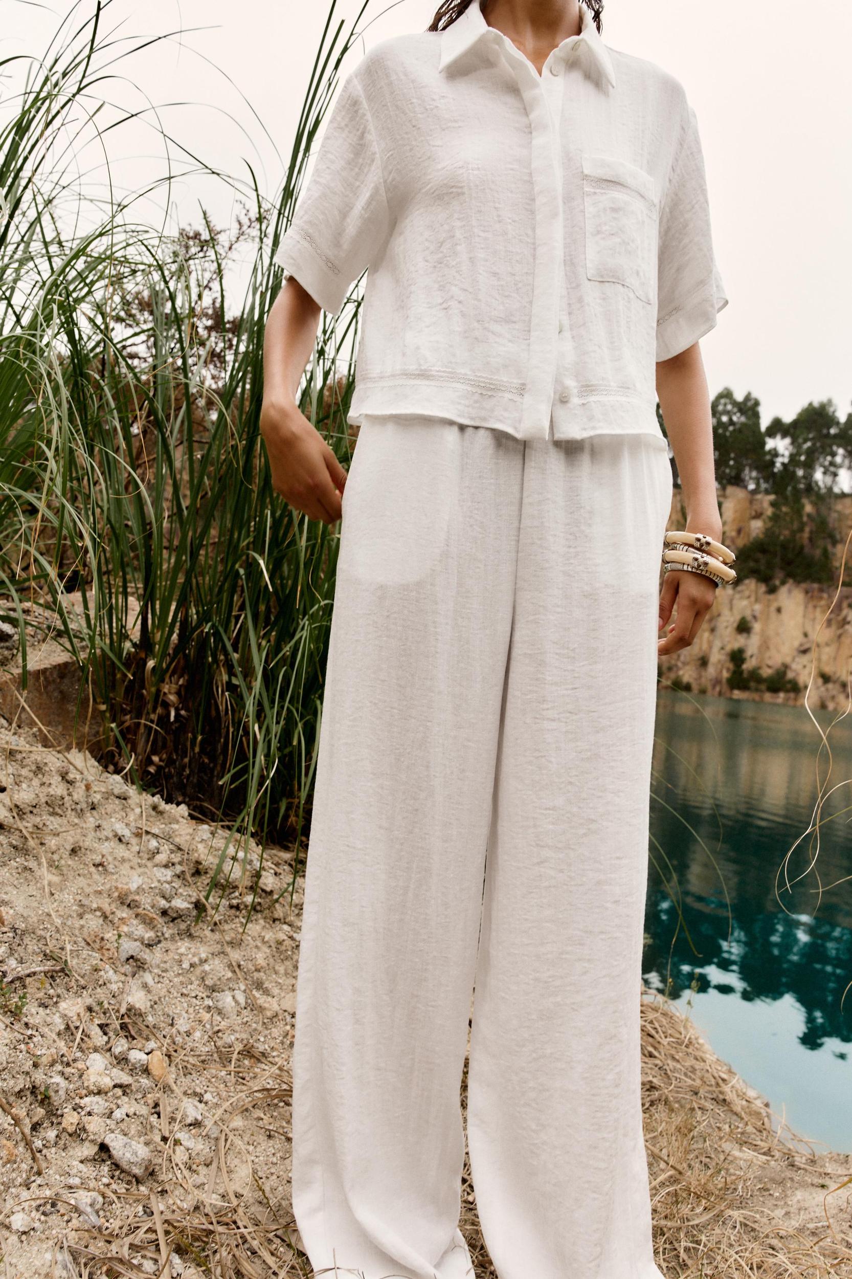 RUSTIC WIDE LEG PANTS Product Image