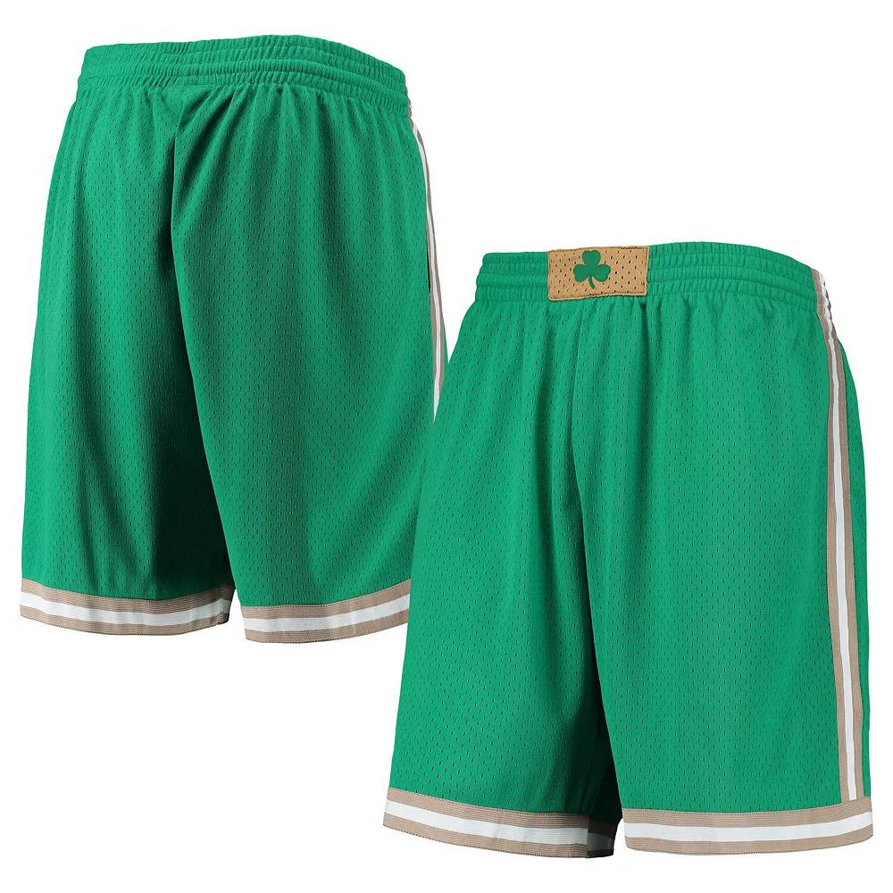 Men's Mitchell & Ness Kelly Green Boston Celtics 2007-08 Hardwood Classics Swingman Shorts, Size: XL Product Image